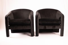 Post Modern  Chairs attributed to Vladimir Kagan, a pair