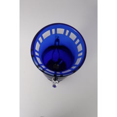Post Modern Cobalt Blue Vase