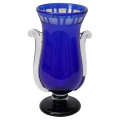 Post Modern Cobalt Blue Vase
