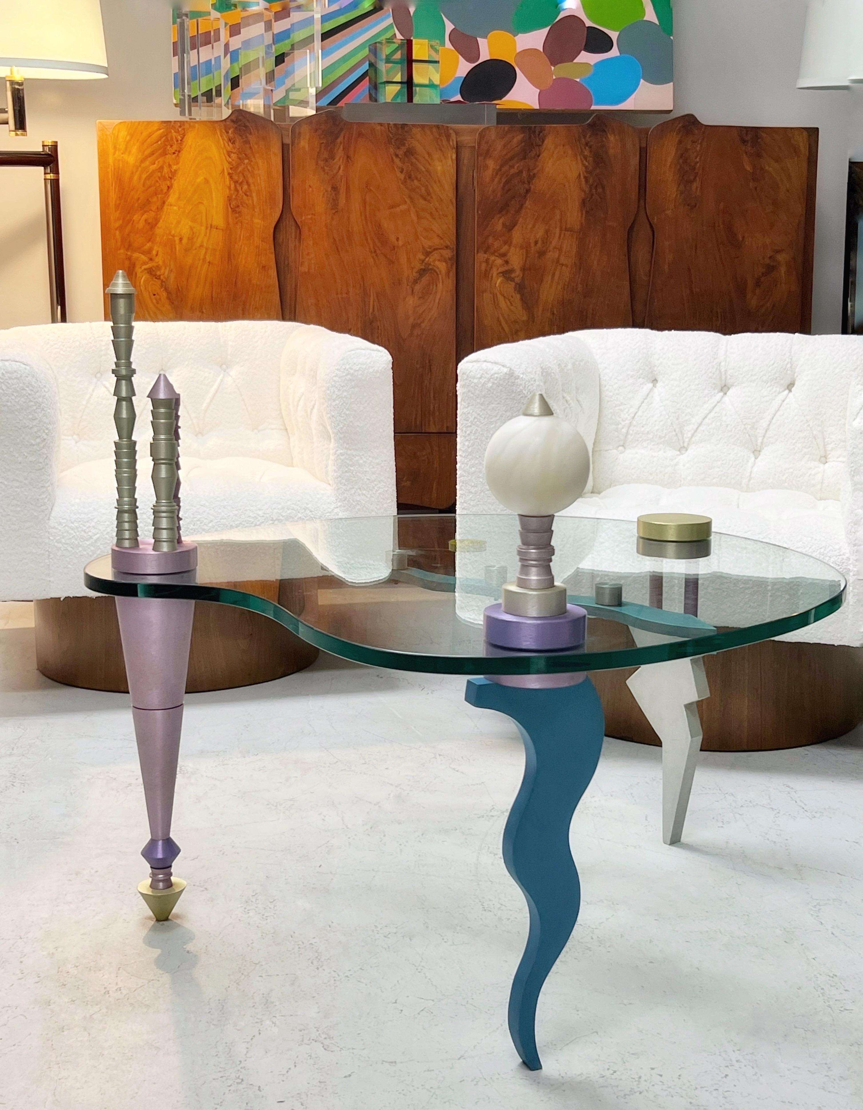 colourful coffee table