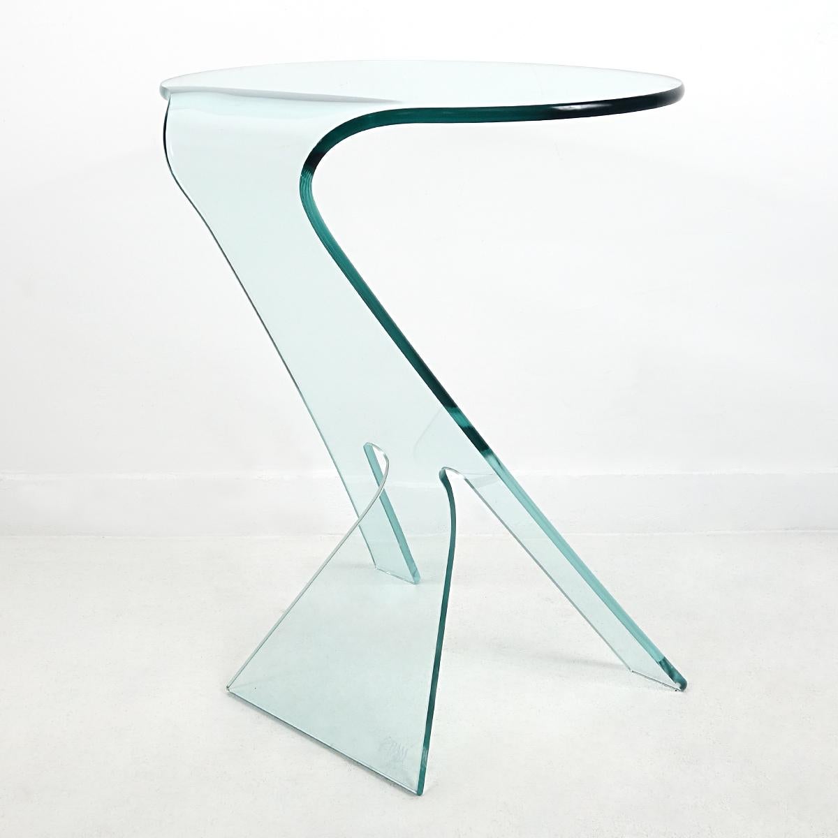 Postmodern Coffee Table Grillo Designed by Vittorio Livi for Fiam Italia In Good Condition In Doornspijk, NL