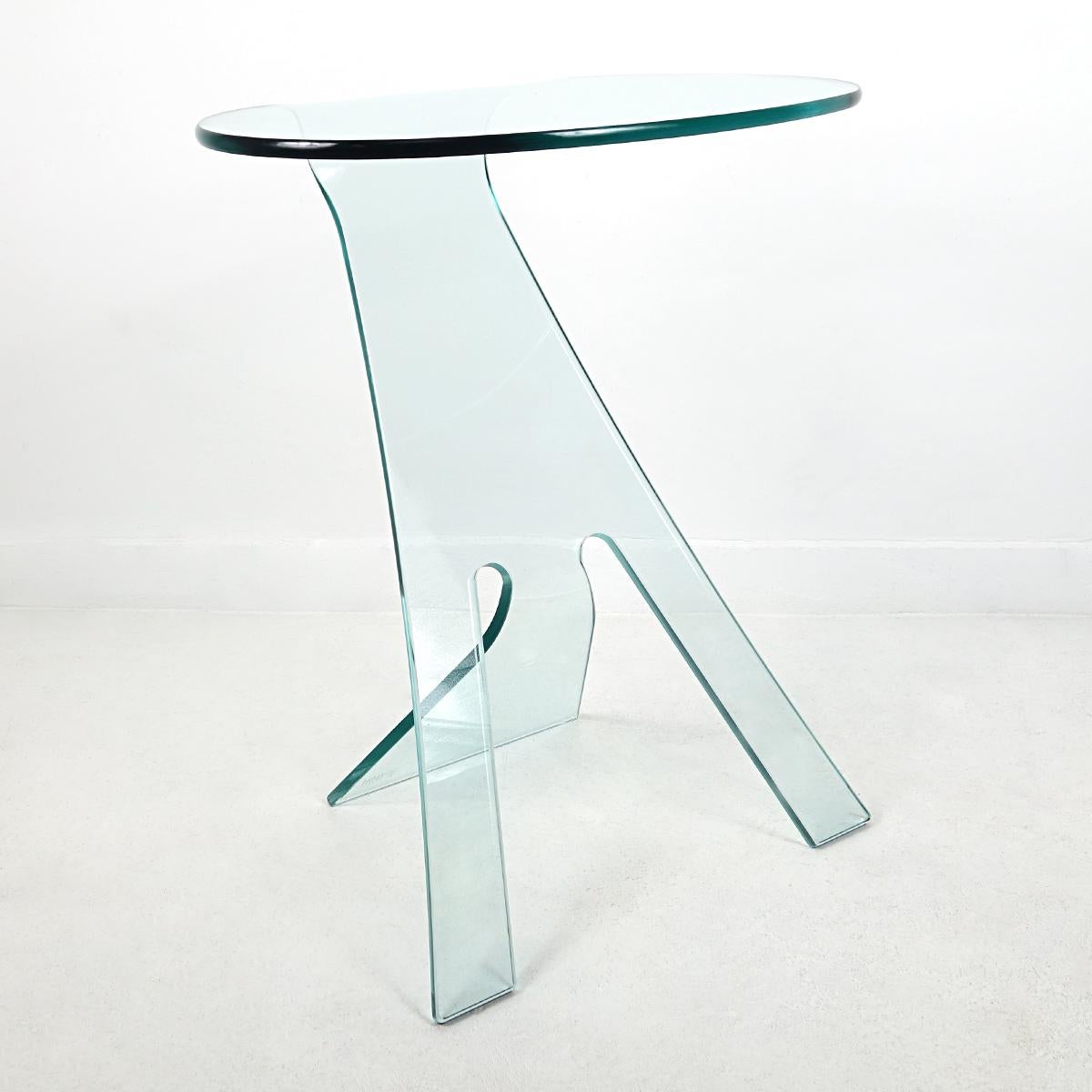 Late 20th Century Postmodern Coffee Table Grillo Designed by Vittorio Livi for Fiam Italia