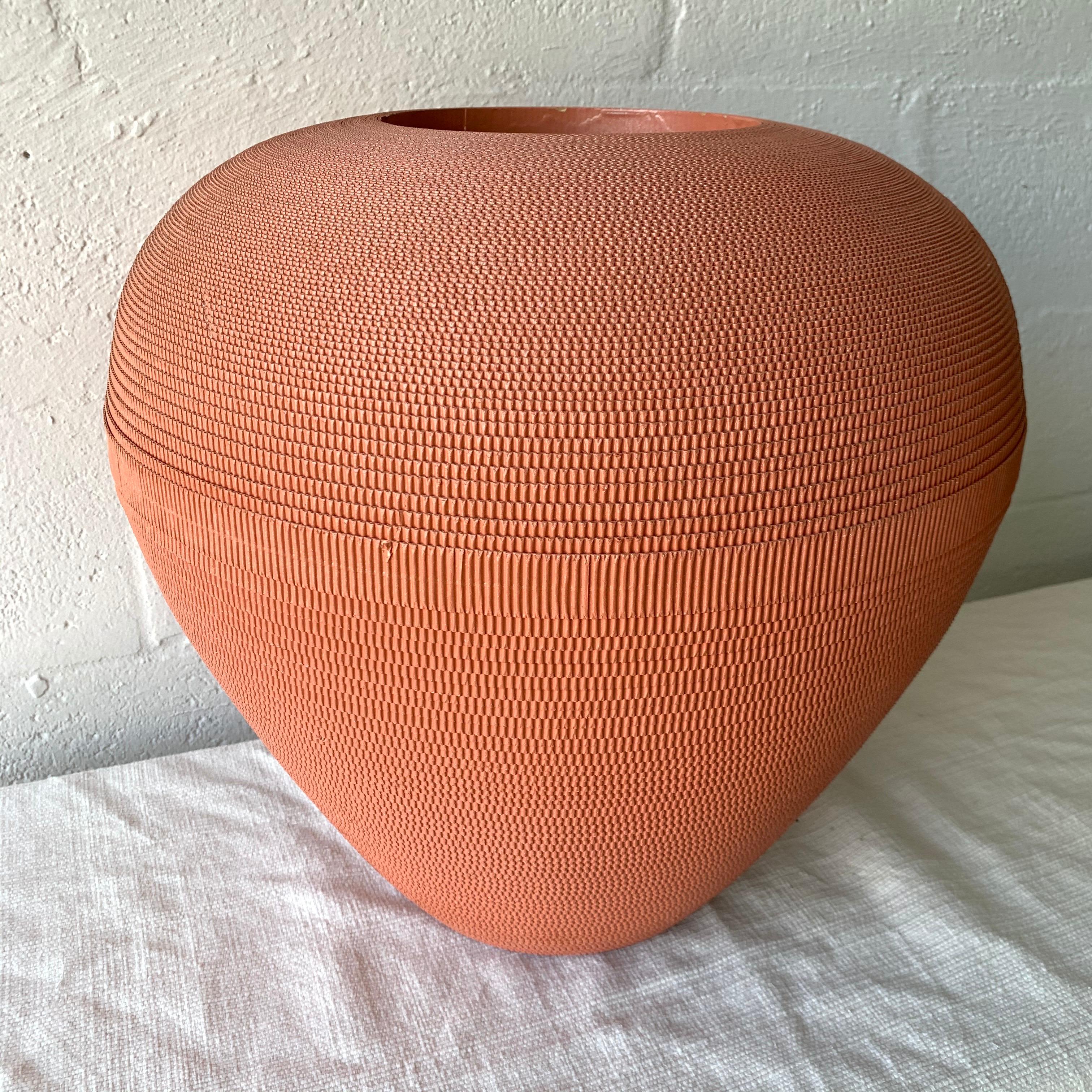 Post-Modern Postmodern Corrugated Cardboard Vase