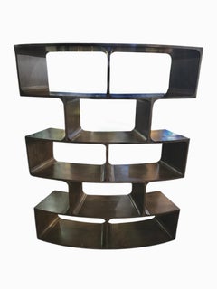 Post Modern Curved Bookcase Etagere