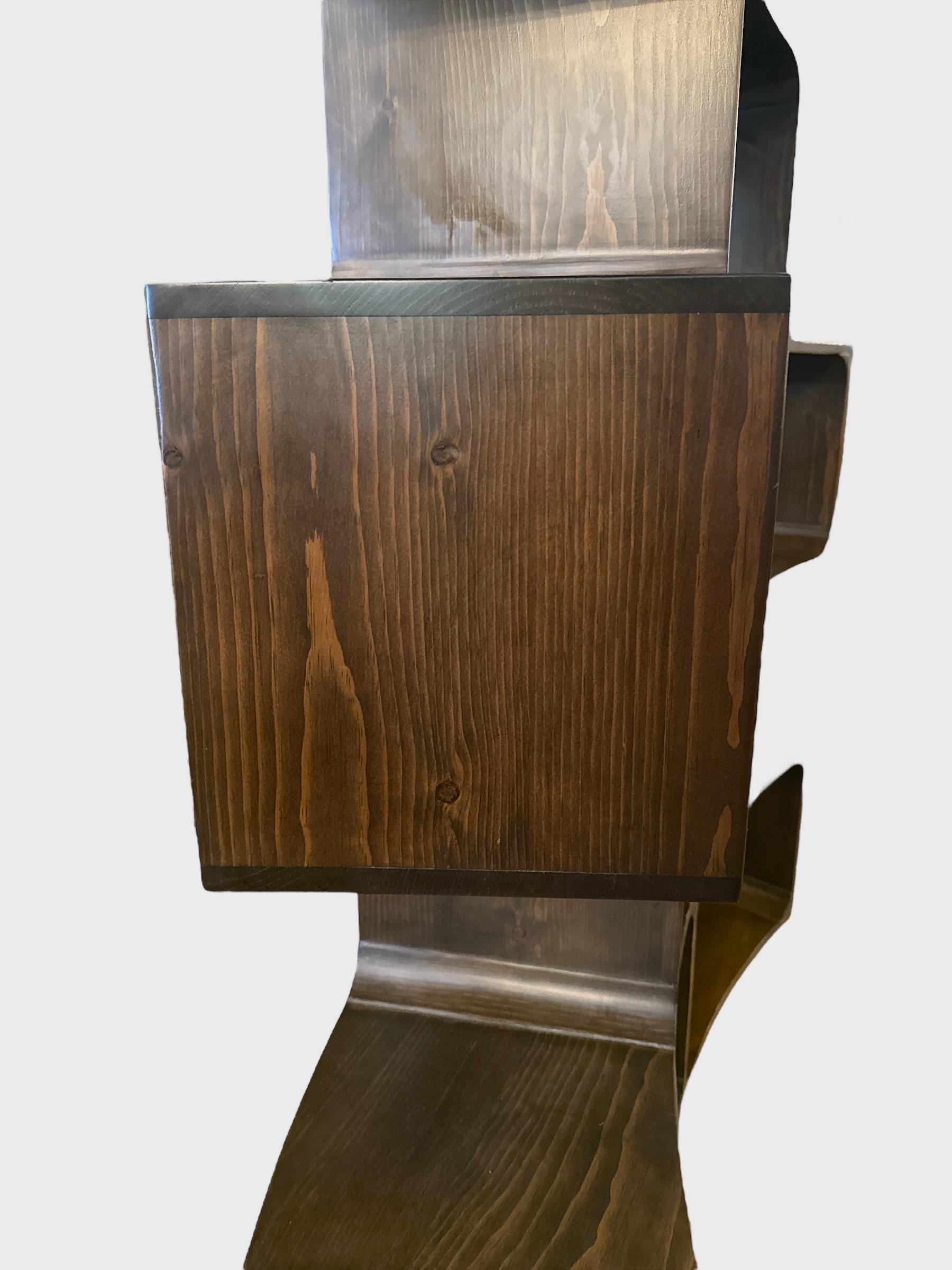 XX secolo Libreria Etagere Curva Post Moderna in vendita
