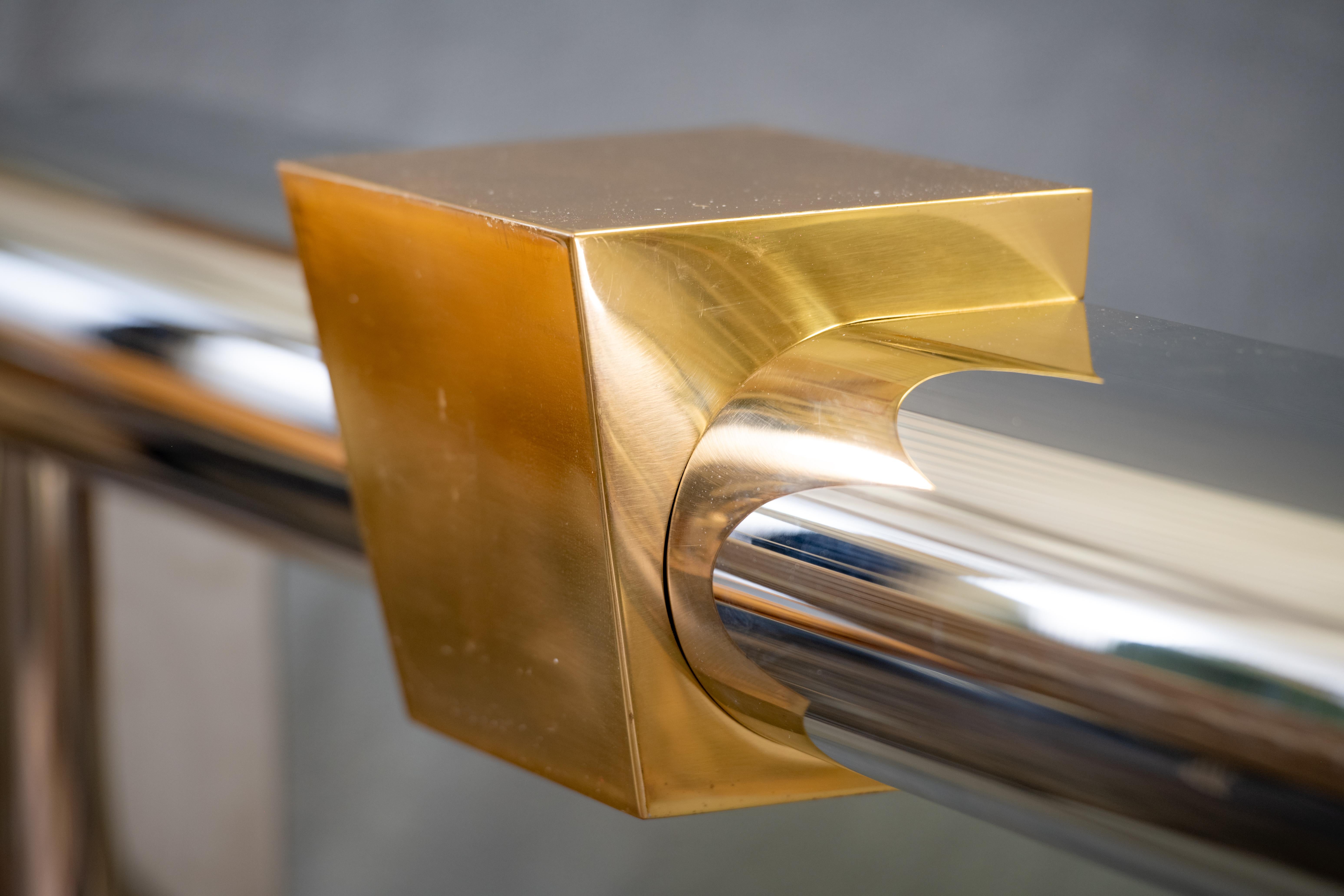 stainless steel fireplace surround