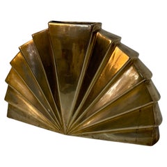 Post Modern Dara International Brass Fan Vase