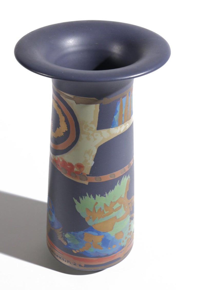 Postmodern Design Rosenthal Gilbert Portanier Vase from the 1980s For Sale 4