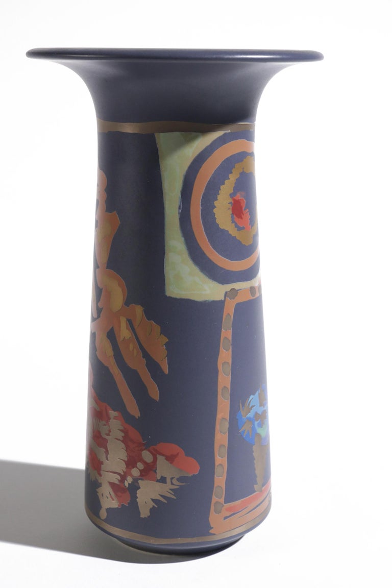 Post-Modern Postmodern Design Rosenthal Gilbert Portanier Vase from the 1980s For Sale