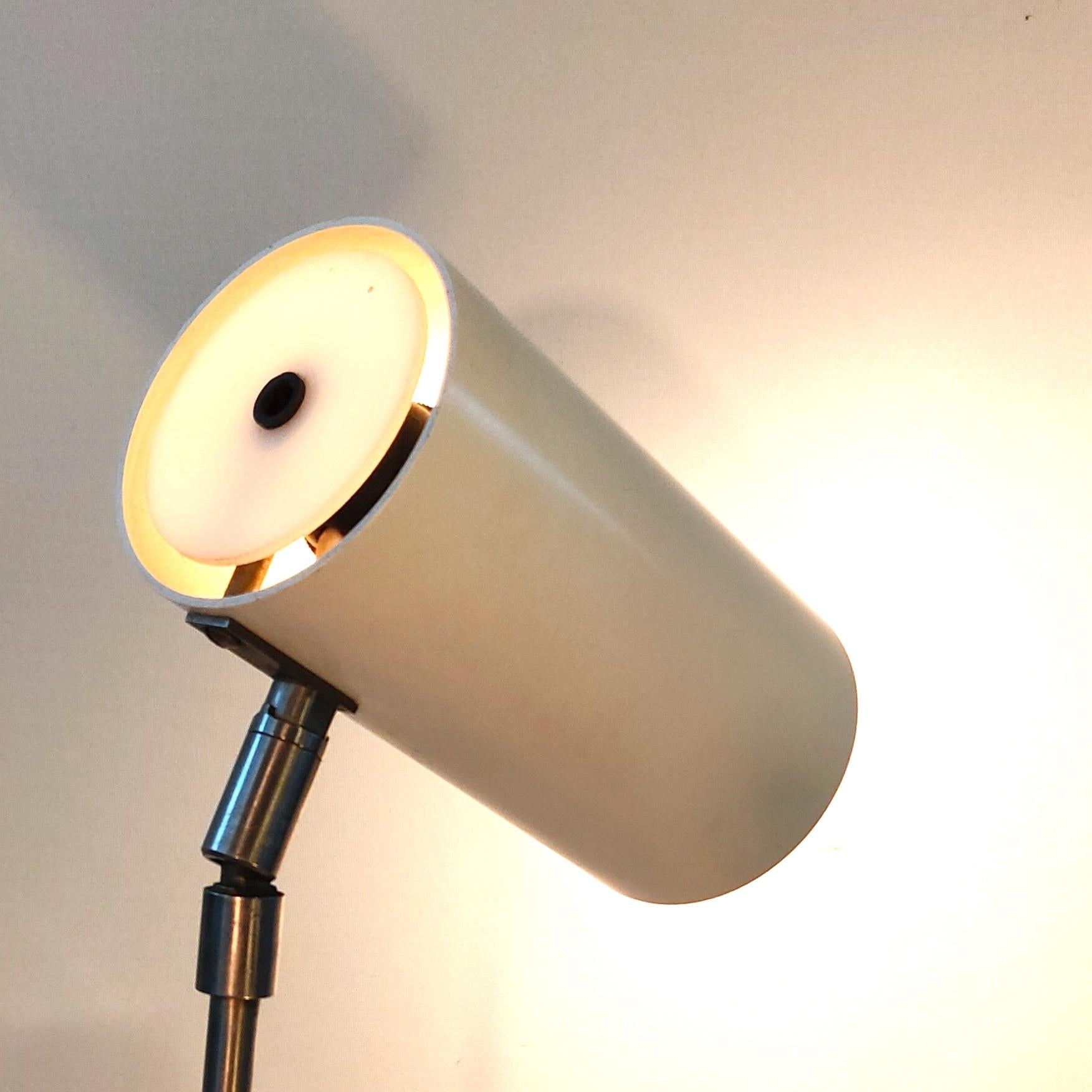 Metal Post Modern desk lamp by Hala Zeist, 1970s For Sale