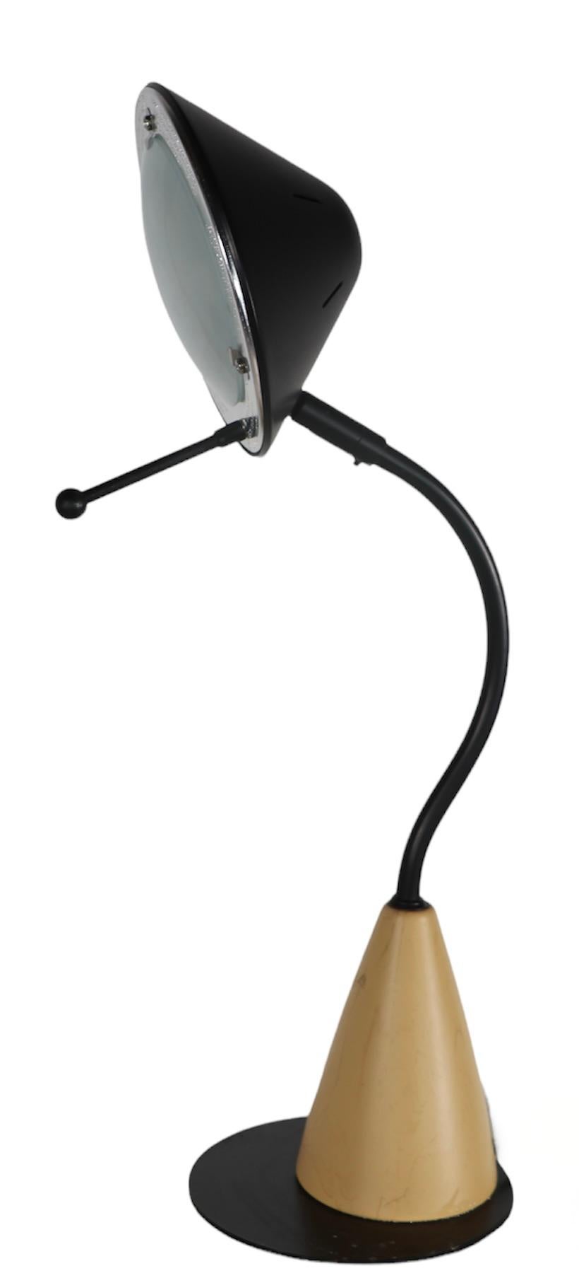 Post Modern Desk Lamp by Ron Reszek, ca. 1980's In Good Condition For Sale In New York, NY