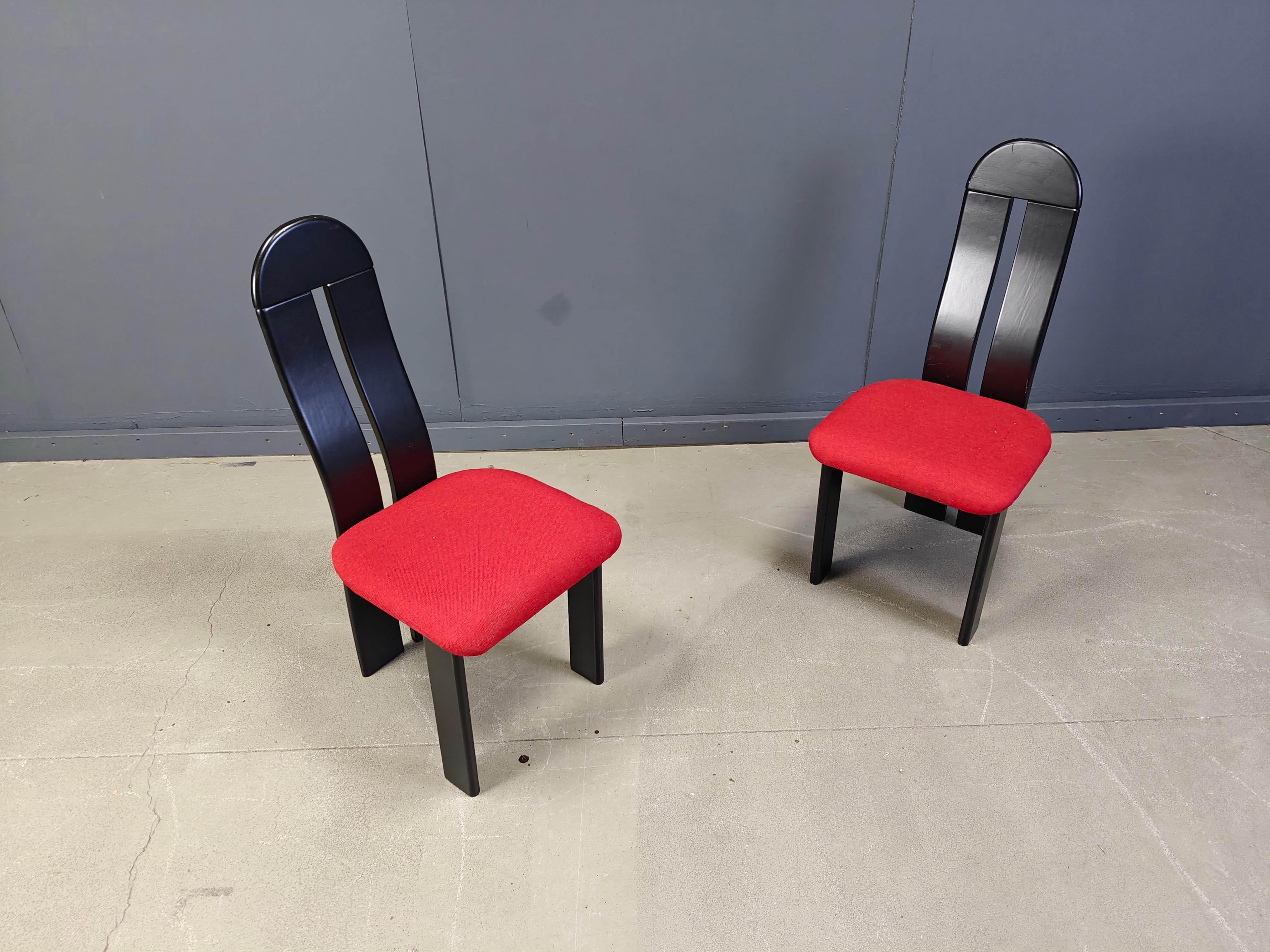 Post modern dining chairs, 1980s im Angebot 5