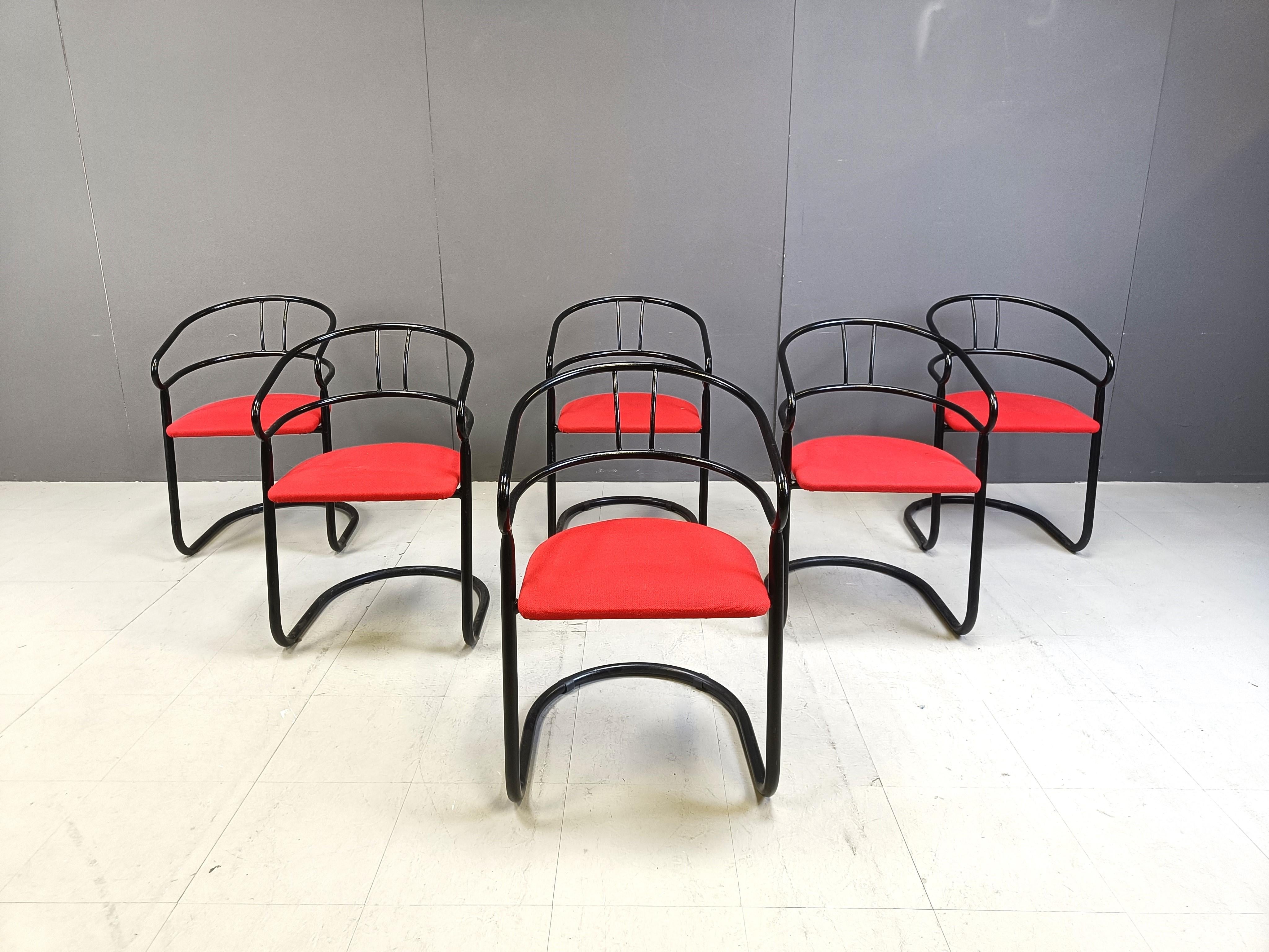 Post-Modern Post modern dining chairs, 1980s For Sale