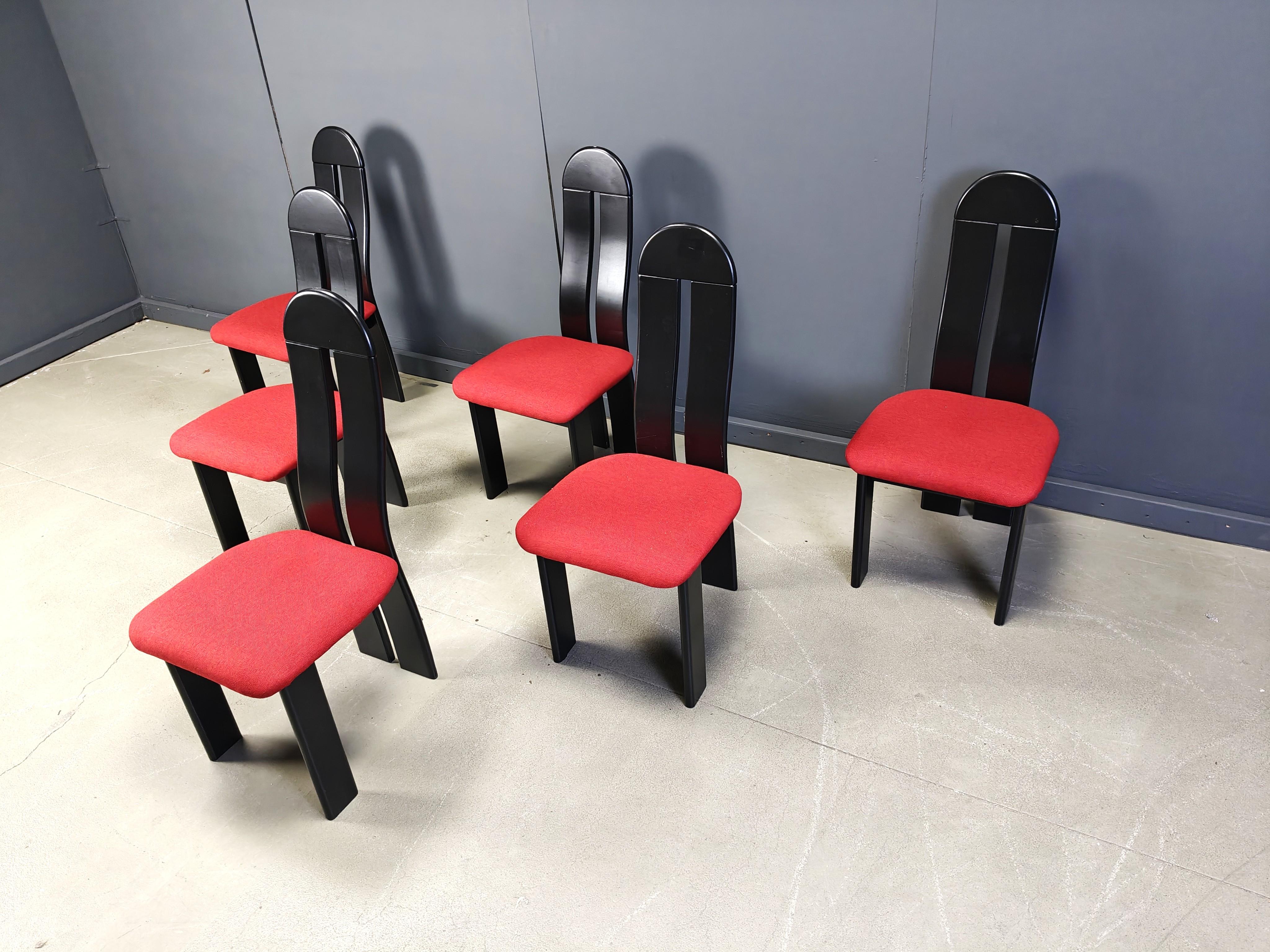 Post modern dining chairs, 1980s (Deutsch) im Angebot