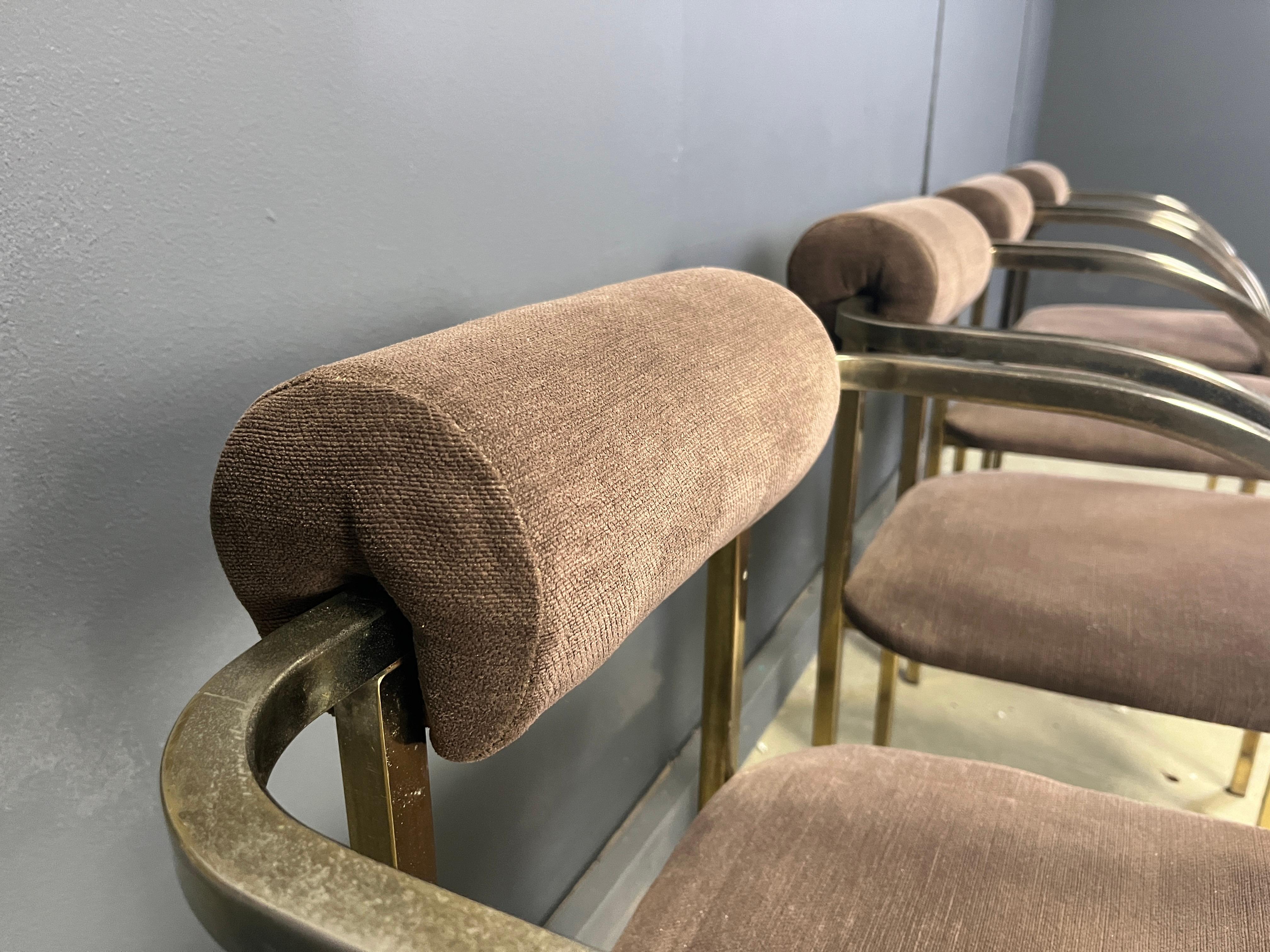 Post modern dining chairs by Belgochrom, 1980s For Sale 2