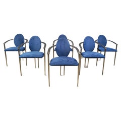 Post modern dining chairs by Belgochrom, 1980s