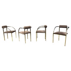 Post modern dining chairs by Belgochrom, 1980s