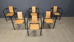 Sillas de comedor posmodernas de Karl Friedrich Förster para KFF, década de los 80, juego de 6