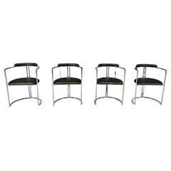 Chaises de salle à manger post-modernes, lot de 4 - 1980