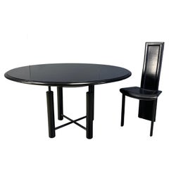 Post modern dining table by Roche Bobois, 1980s Post modern dining table by Roche Bobois, 1980s