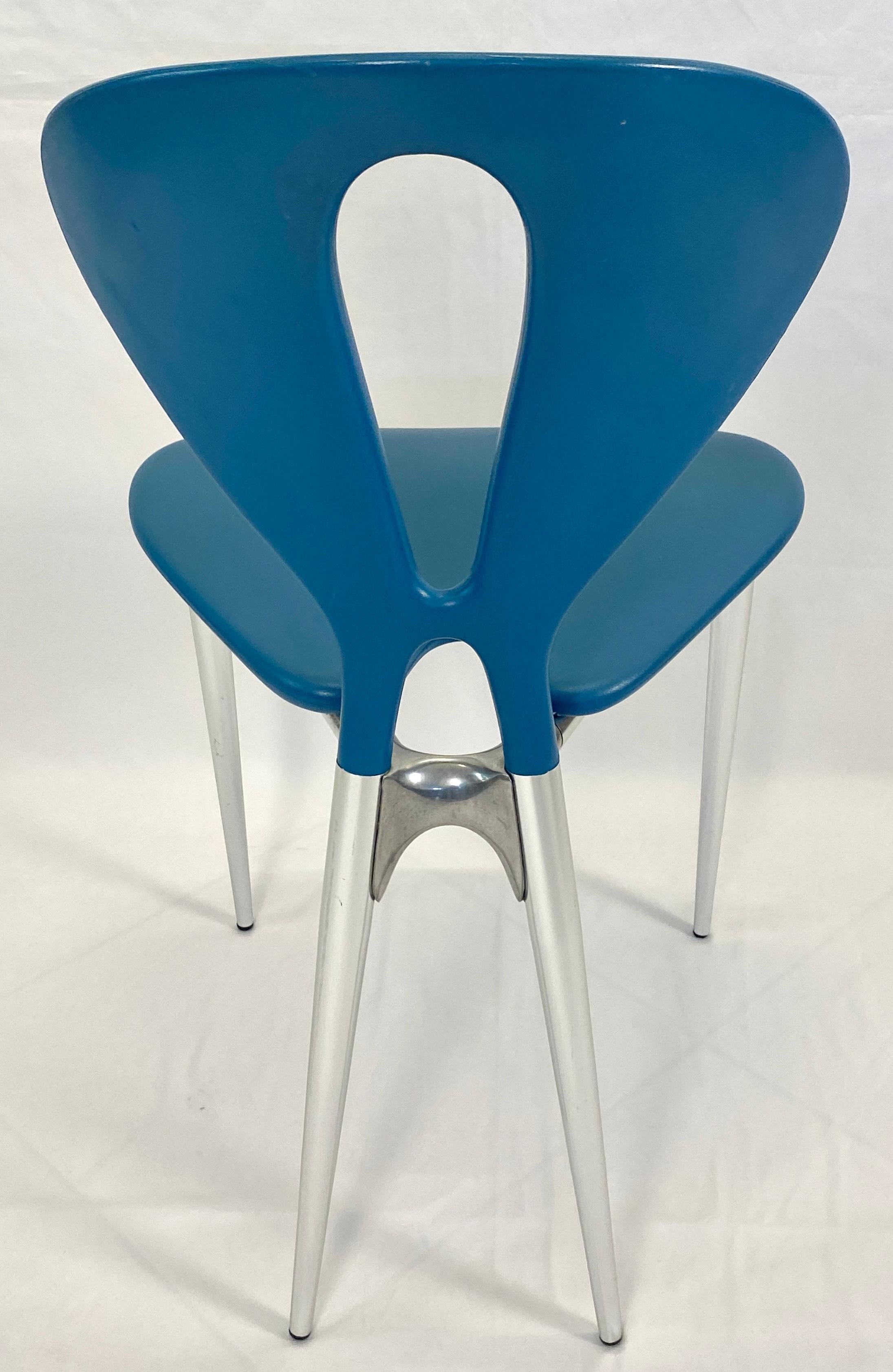 Italian Dining Table and 4 Chairs Set,  attributed to Driade & Chairs by Ycami For Sale