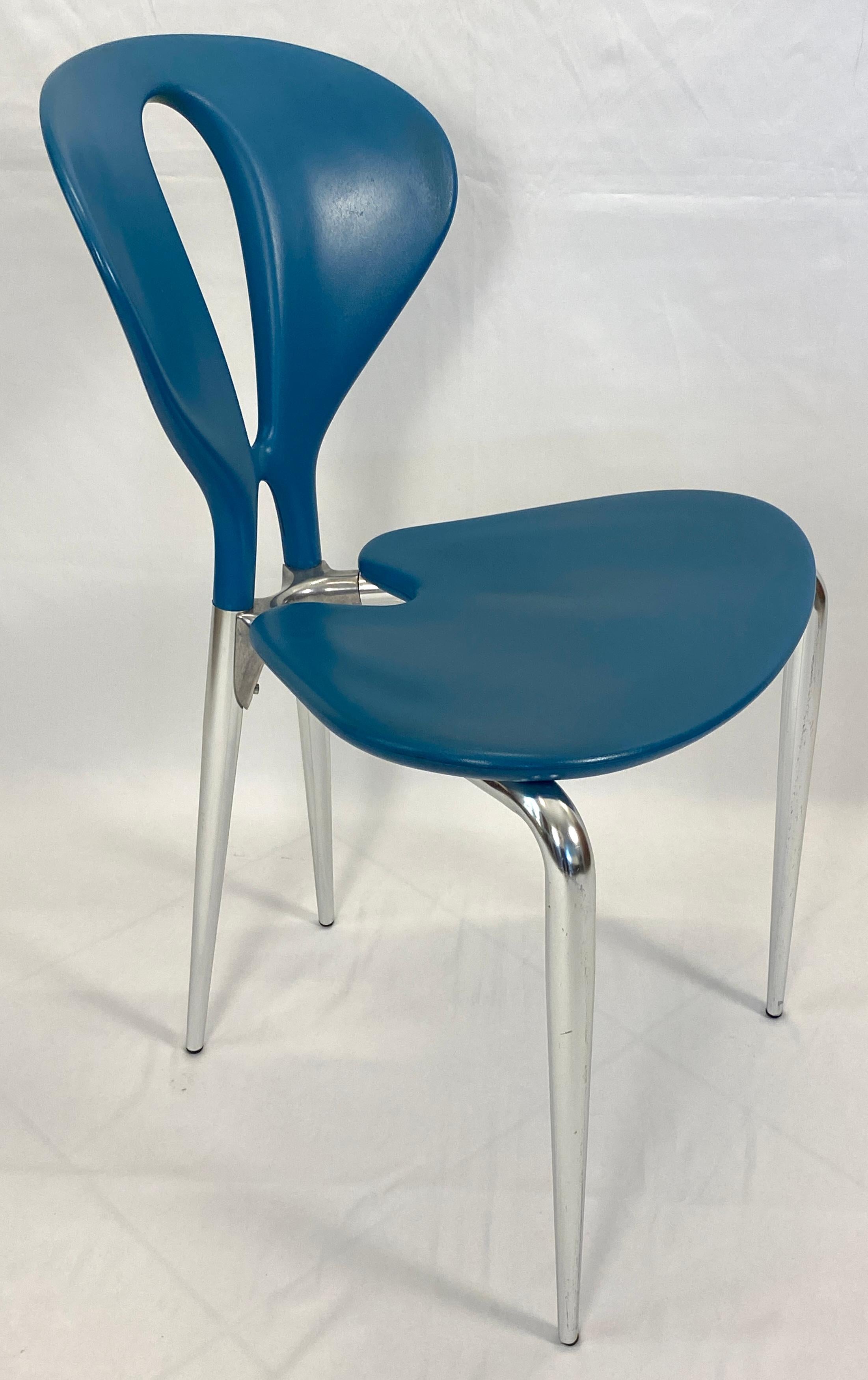 Dining Table and 4 Chairs Set,  attributed to Driade & Chairs by Ycami In Good Condition For Sale In Miami, FL
