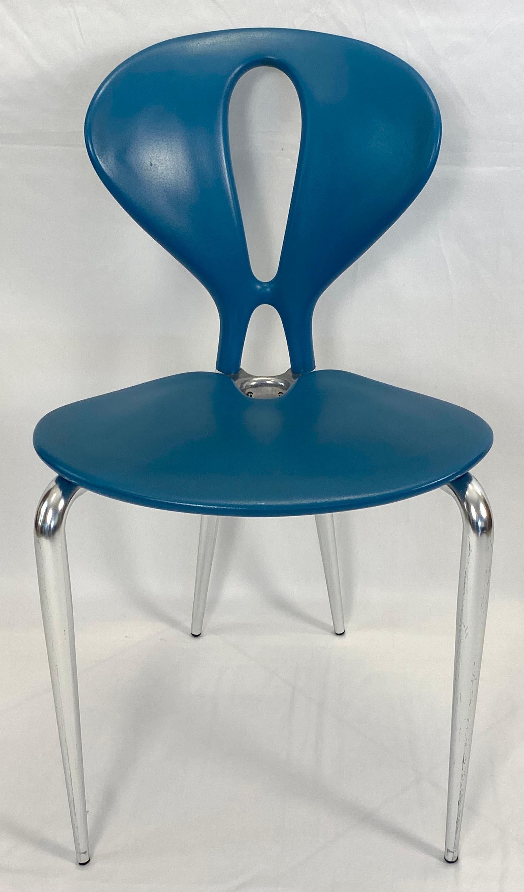20th Century Dining Table and 4 Chairs Set,  attributed to Driade & Chairs by Ycami For Sale