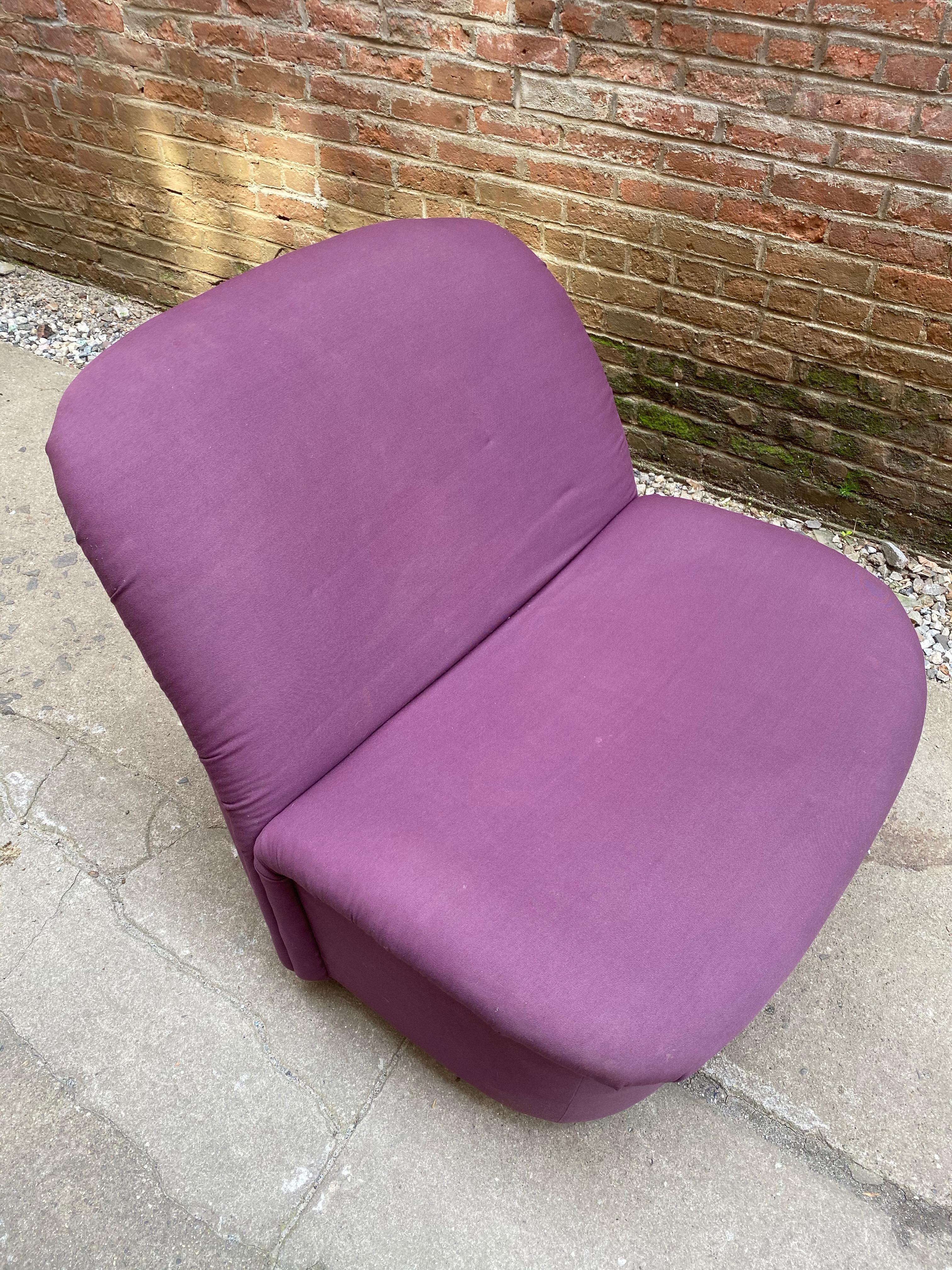 Postmodern Directional Swivel Lounge Chair 2