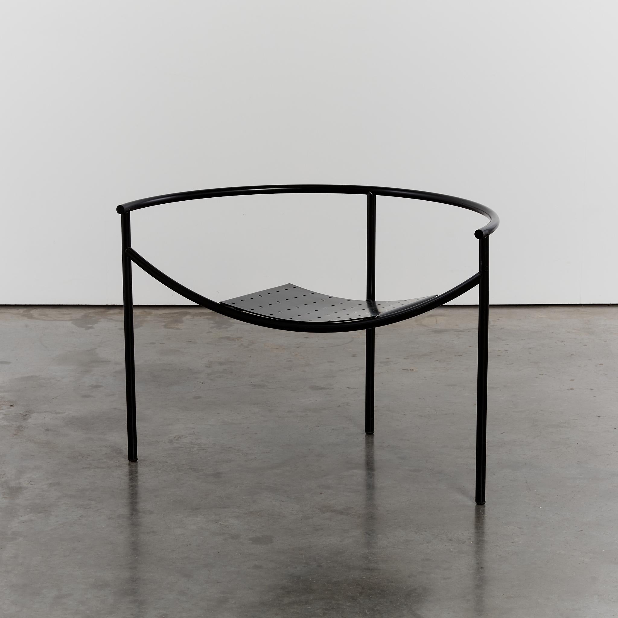 Postmoderner Dr Sonderbar-Stuhl in Schwarz von Philippe Starck (Französisch)