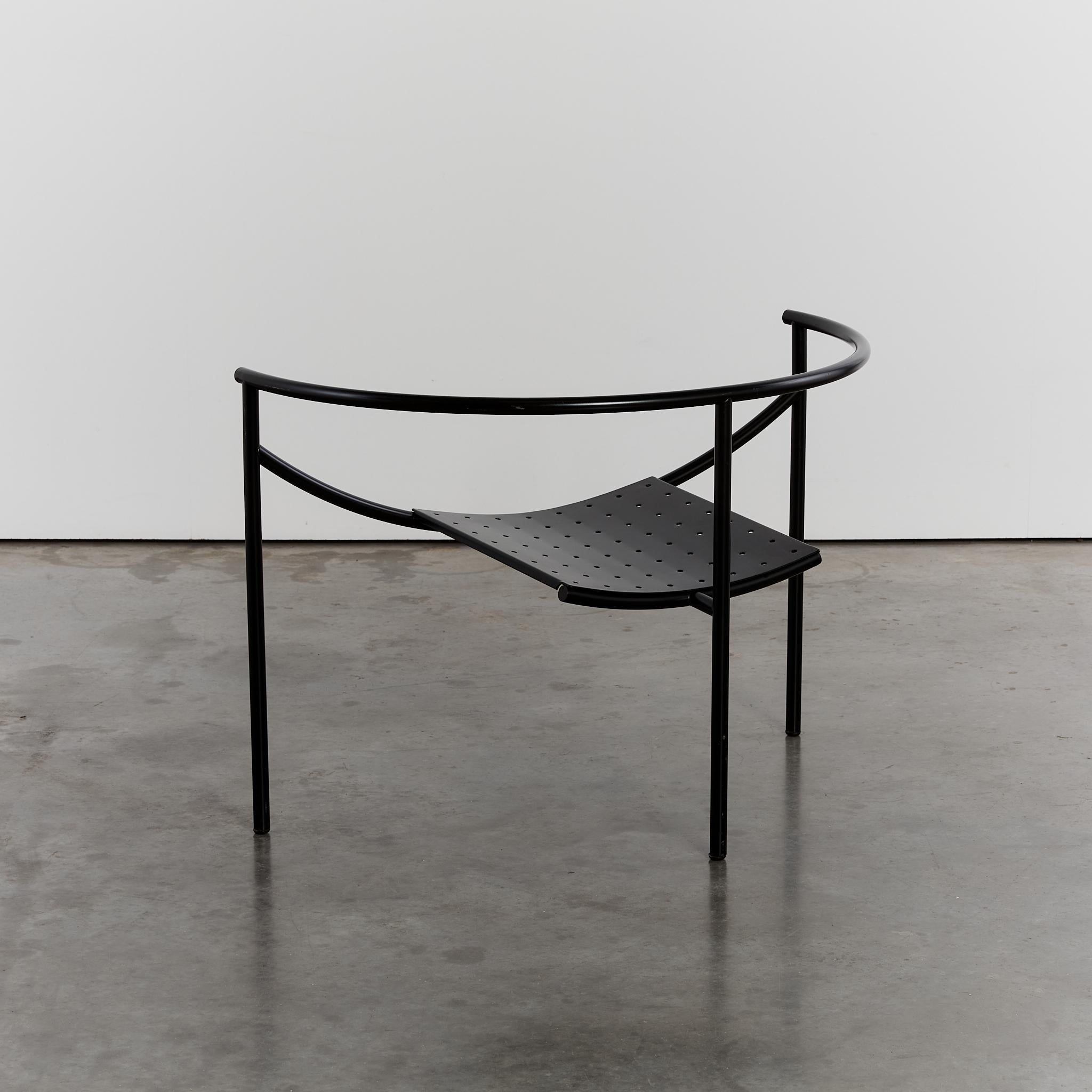 Postmoderner Dr Sonderbar-Stuhl in Schwarz von Philippe Starck 1