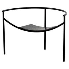 Post-modern Dr Sonderbar chair in black by Philippe Starck 