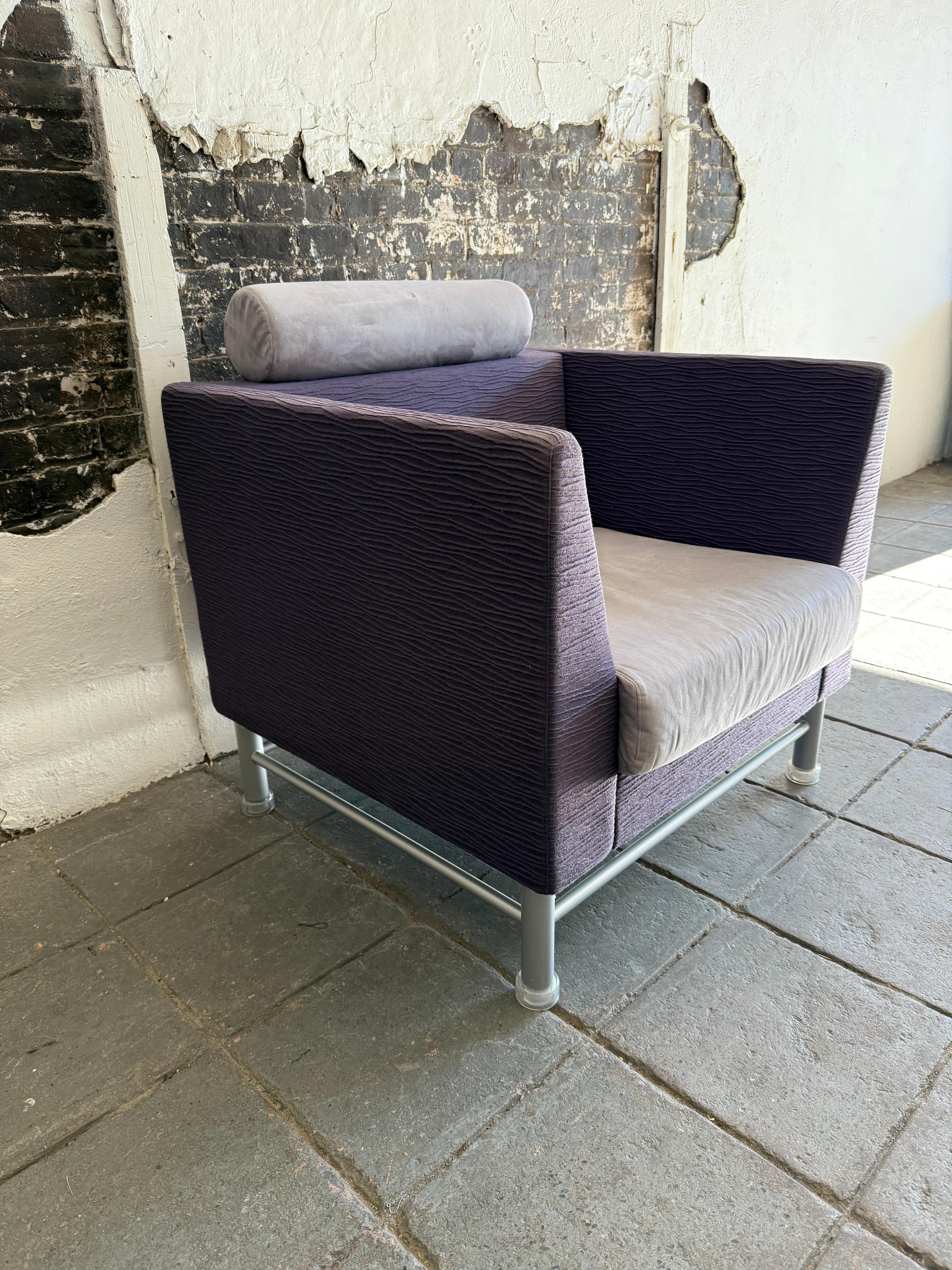 Italian Post modern Eastside Armchair by Ettore Sottsass for Knoll 1980