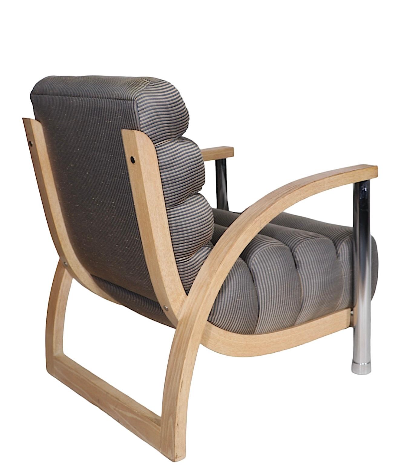 Post-Modern Post Modern Eclipse Lounge Chair by Jay Specter for Century Furniture c 1970/80s For Sale