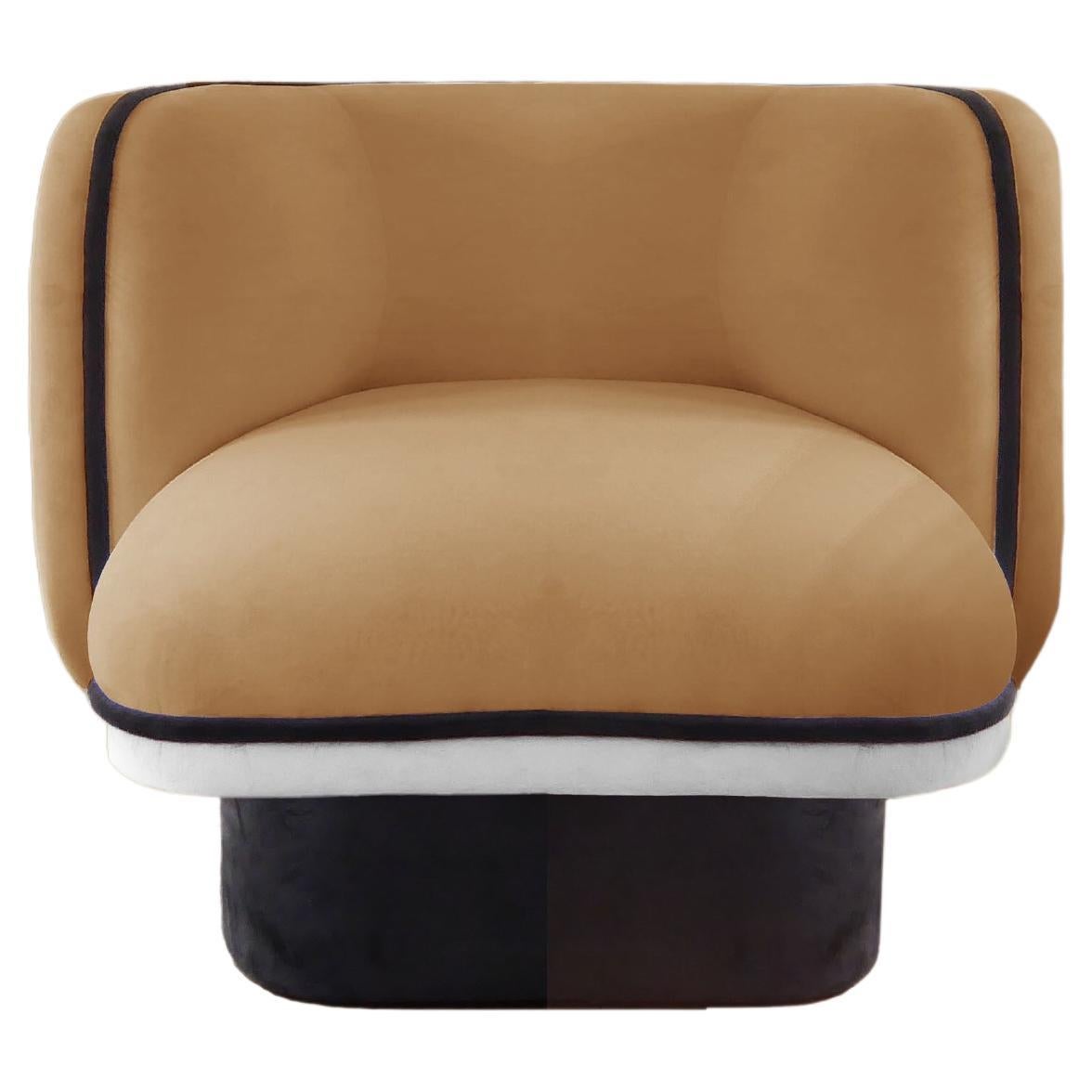 Postmoderner Elefante-Sessel II aus Samtstoff Sergio Prieto Dovain Studio im Angebot