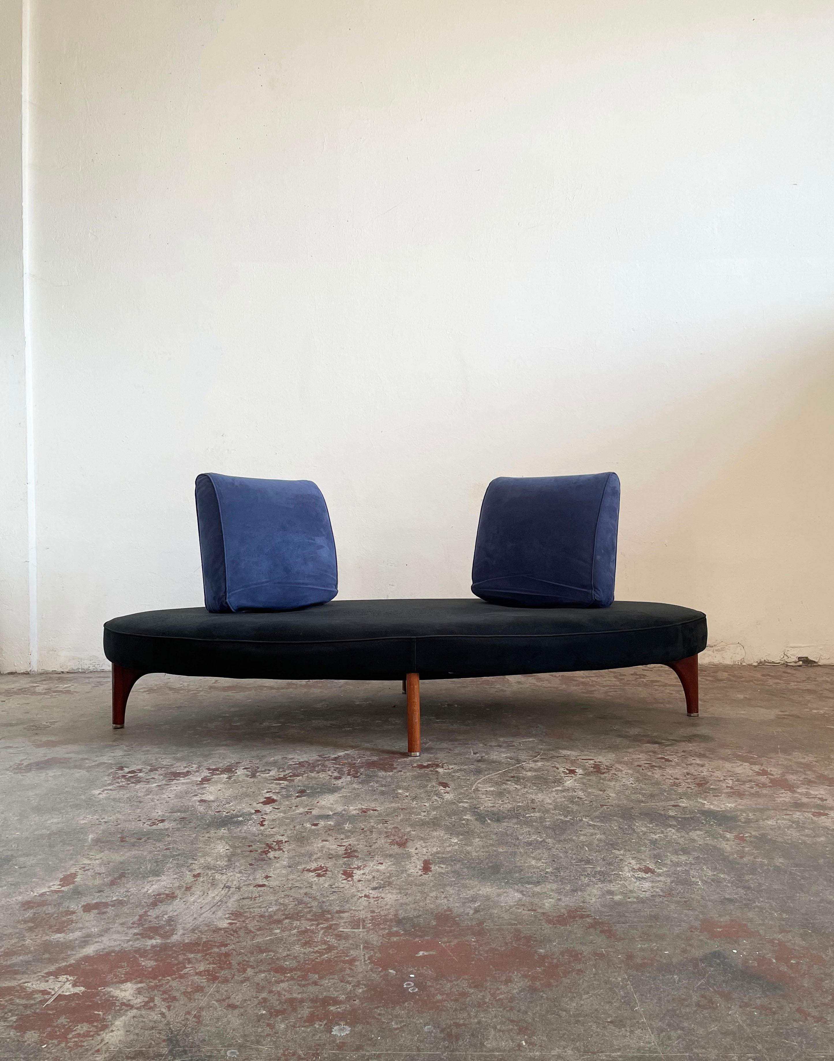 20th Century Post Modern Elliptical Sofa 