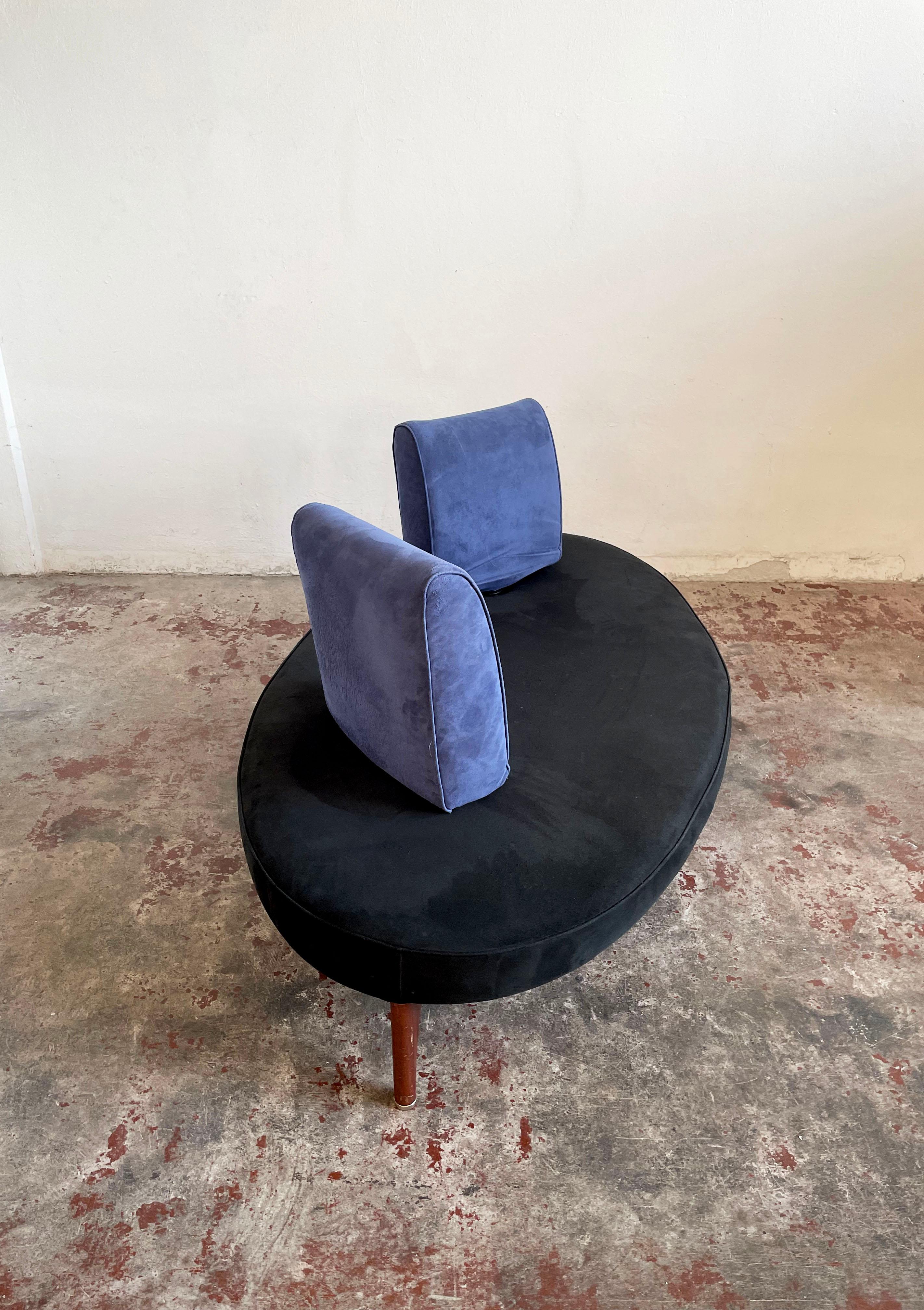 Post Modern Elliptical Sofa 