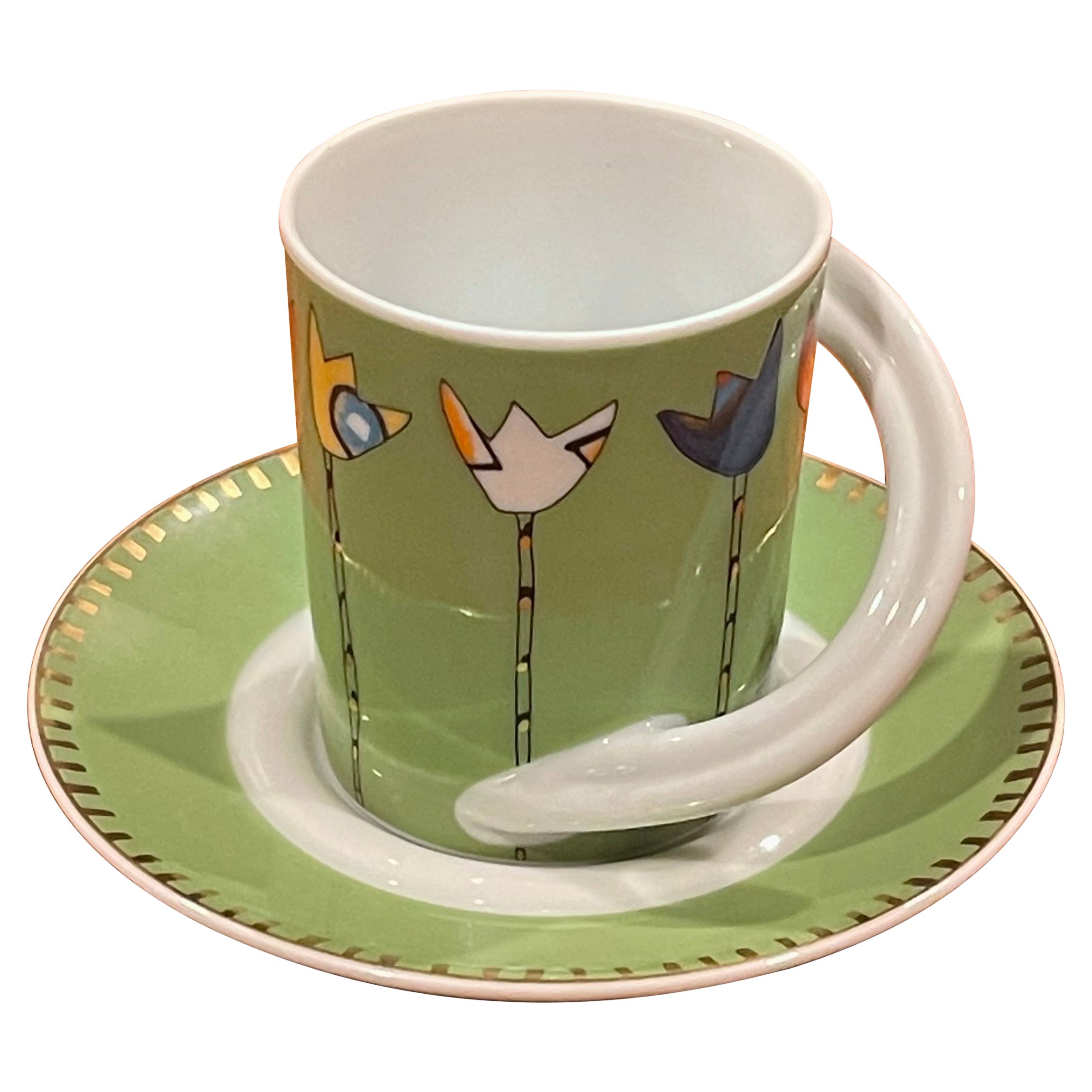 Service à expresso postmoderne de Frauke V. Jaruntowski pour Rosenthal Studio-Line