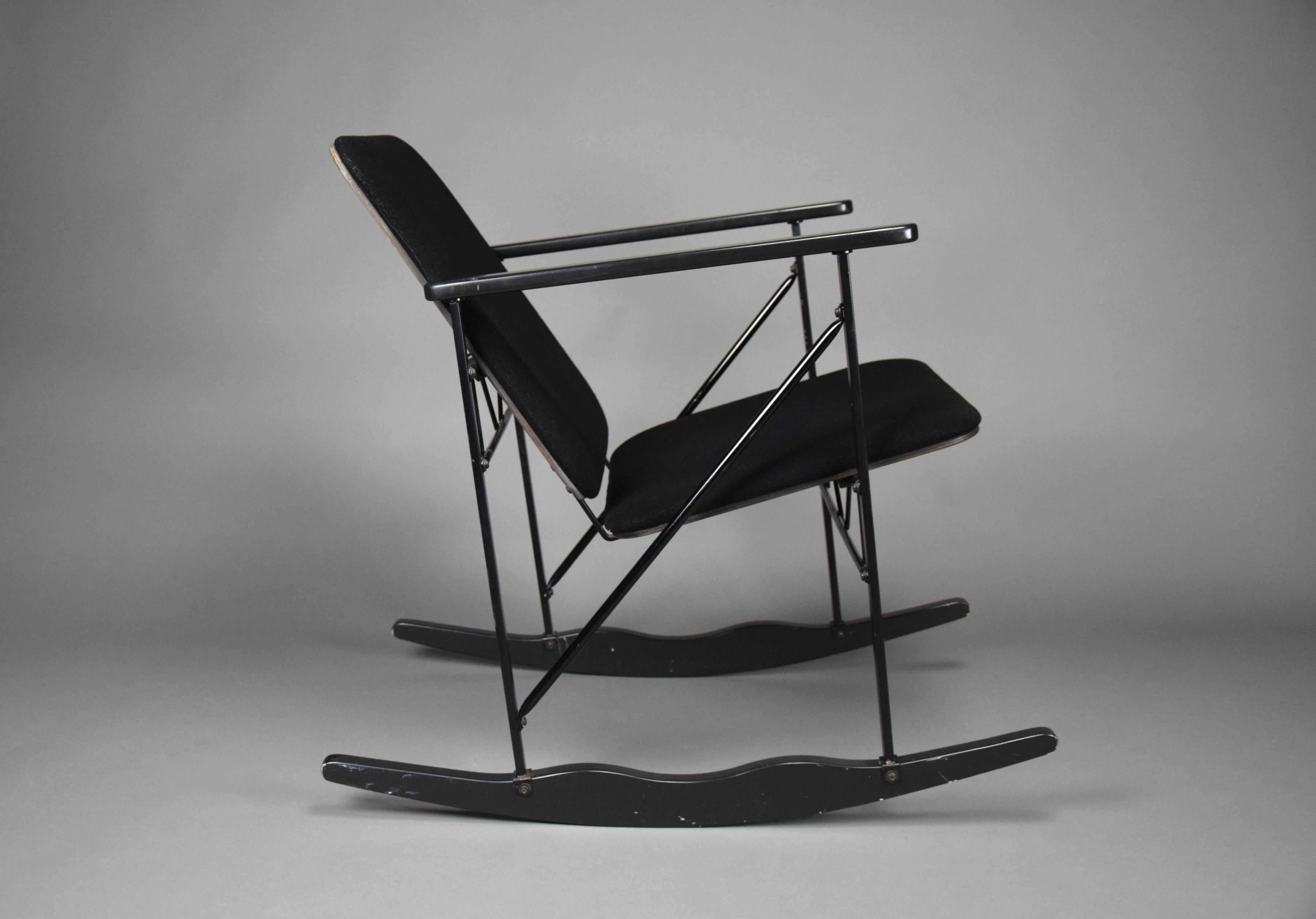 Post Modern Experiment Rocking Chair by Yrjö Kukkapuro For Sale 6