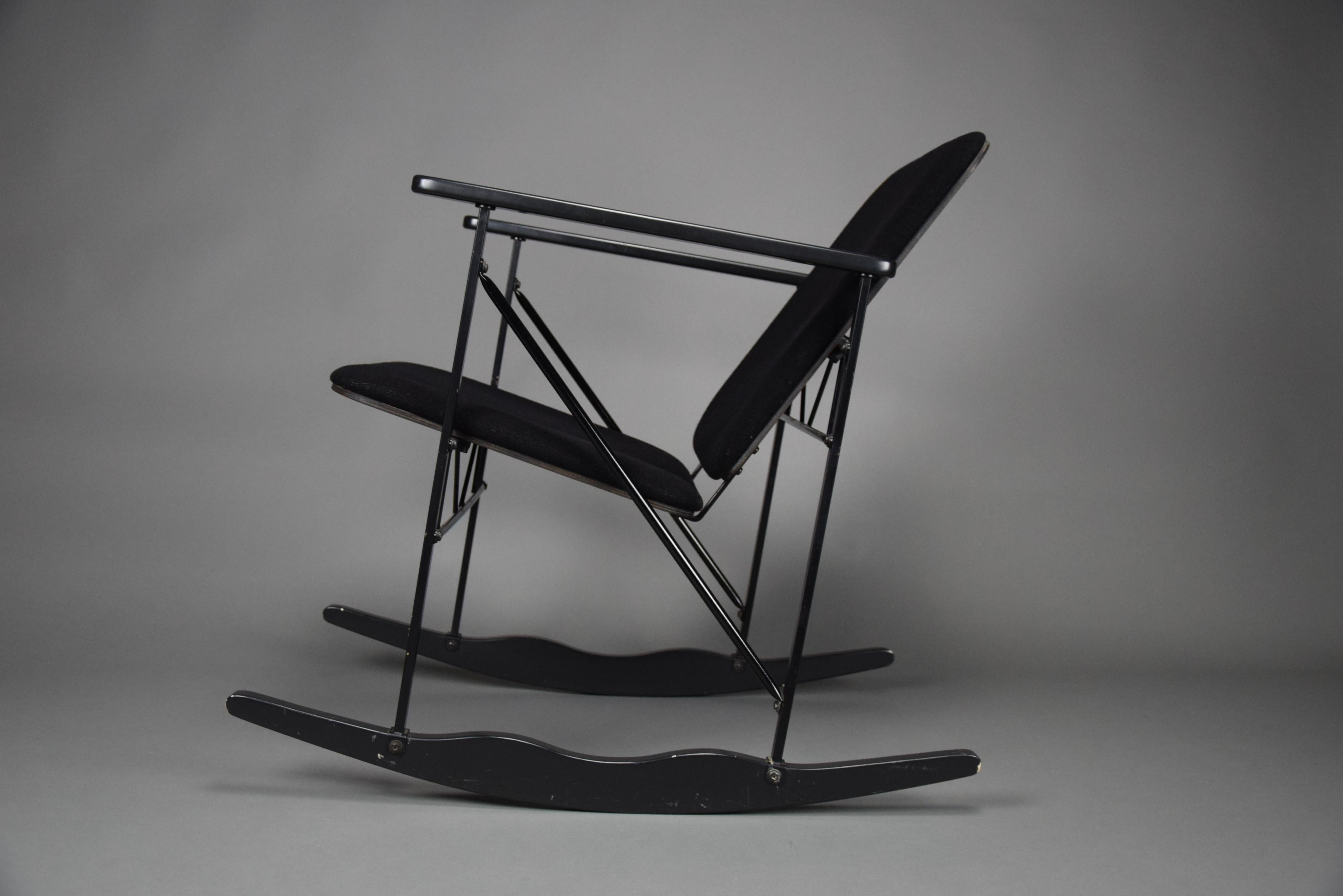 Post Modern Experiment Rocking Chair by Yrjö Kukkapuro For Sale 10