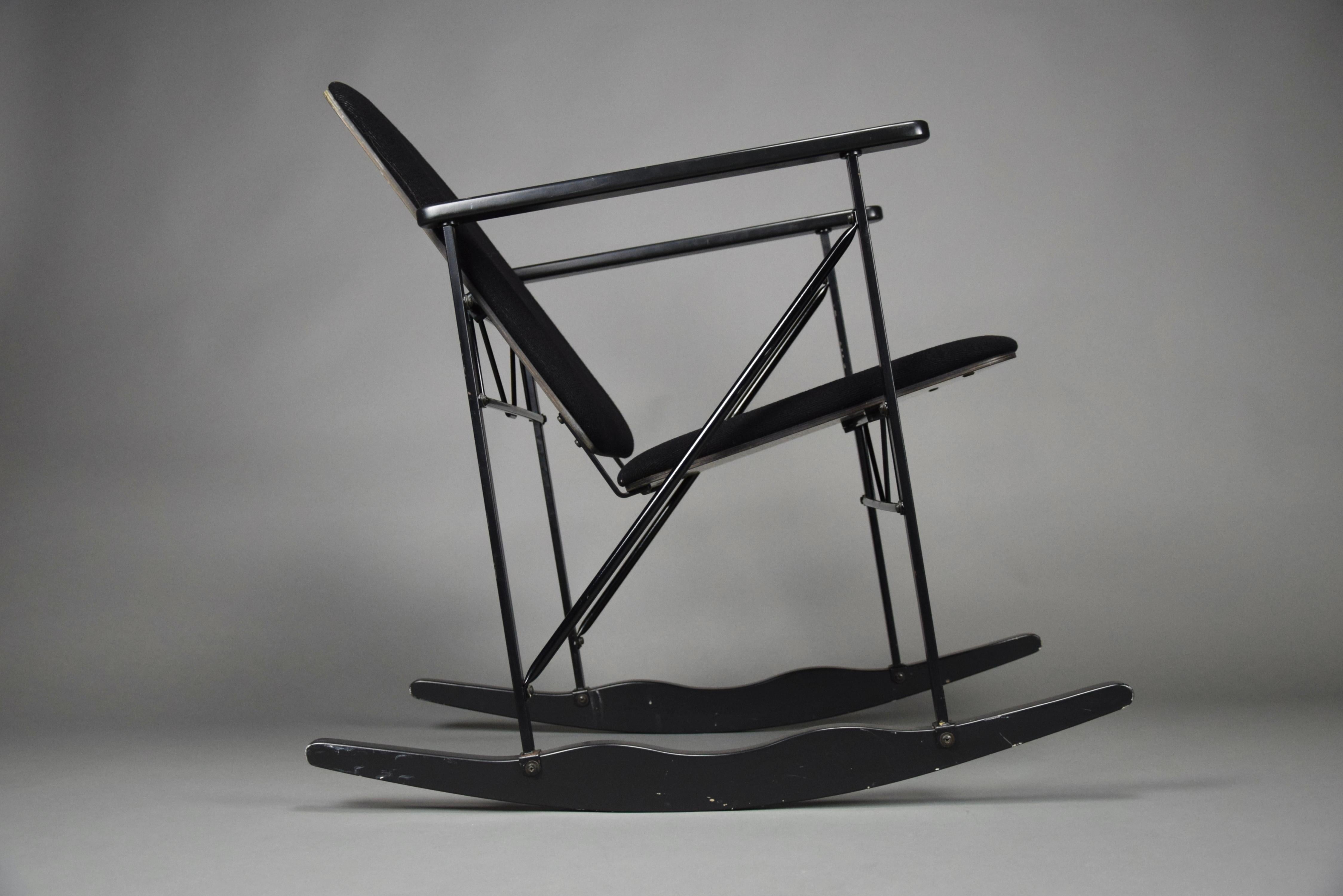 Post Modern Experiment Rocking Chair by Yrjö Kukkapuro For Sale 11