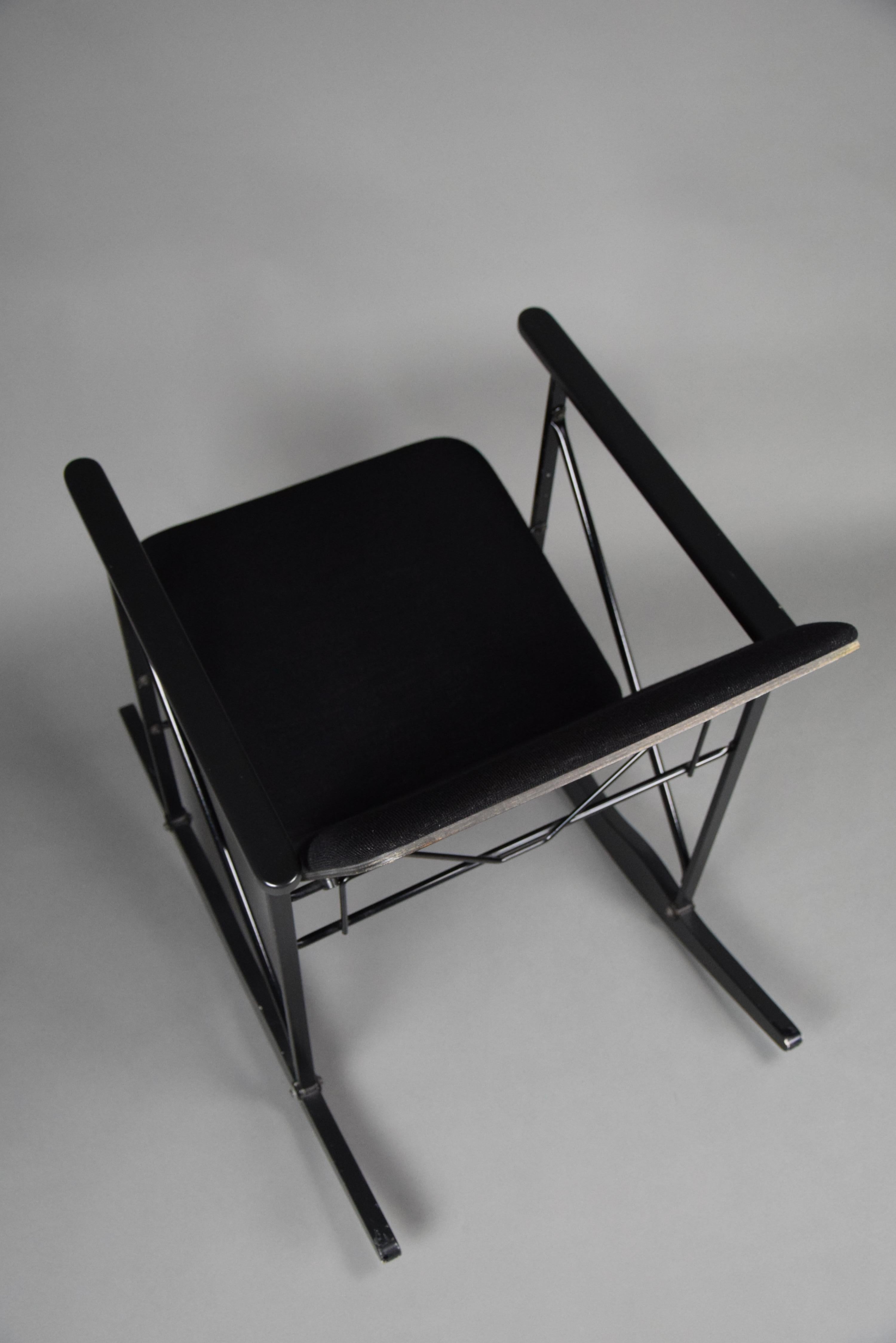 Post Modern Experiment Rocking Chair by Yrjö Kukkapuro For Sale 2