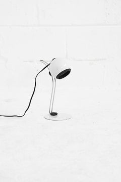 Post Modern Eyeball Desk Lamp in White