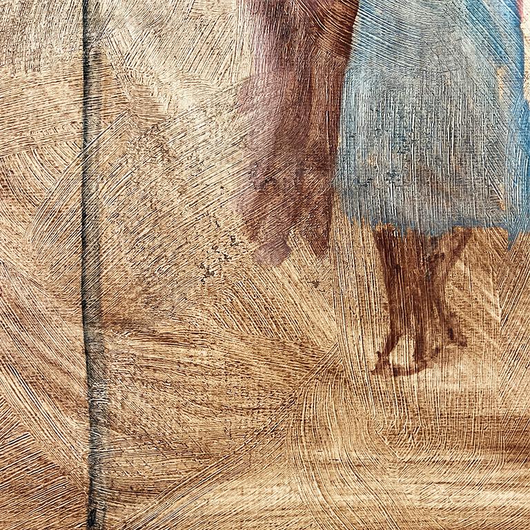 Postmodernes figurales Gemälde einer Frau von Clair Seglem im Zustand „Gut“ im Angebot in Oklahoma City, OK