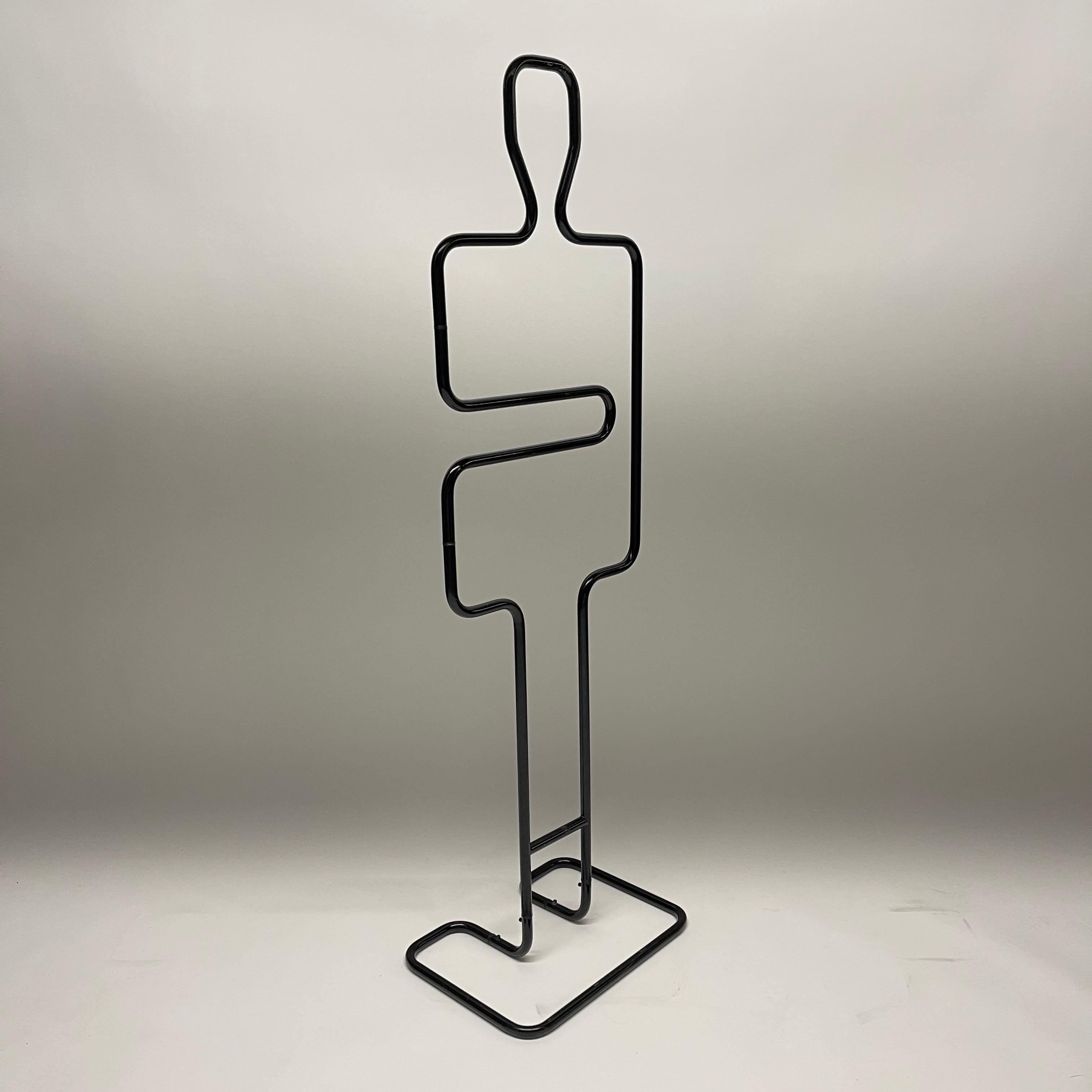 French Post-Modern Figural Valet Coat or Towel Rack Attributed to Pierre Cardin For Sale