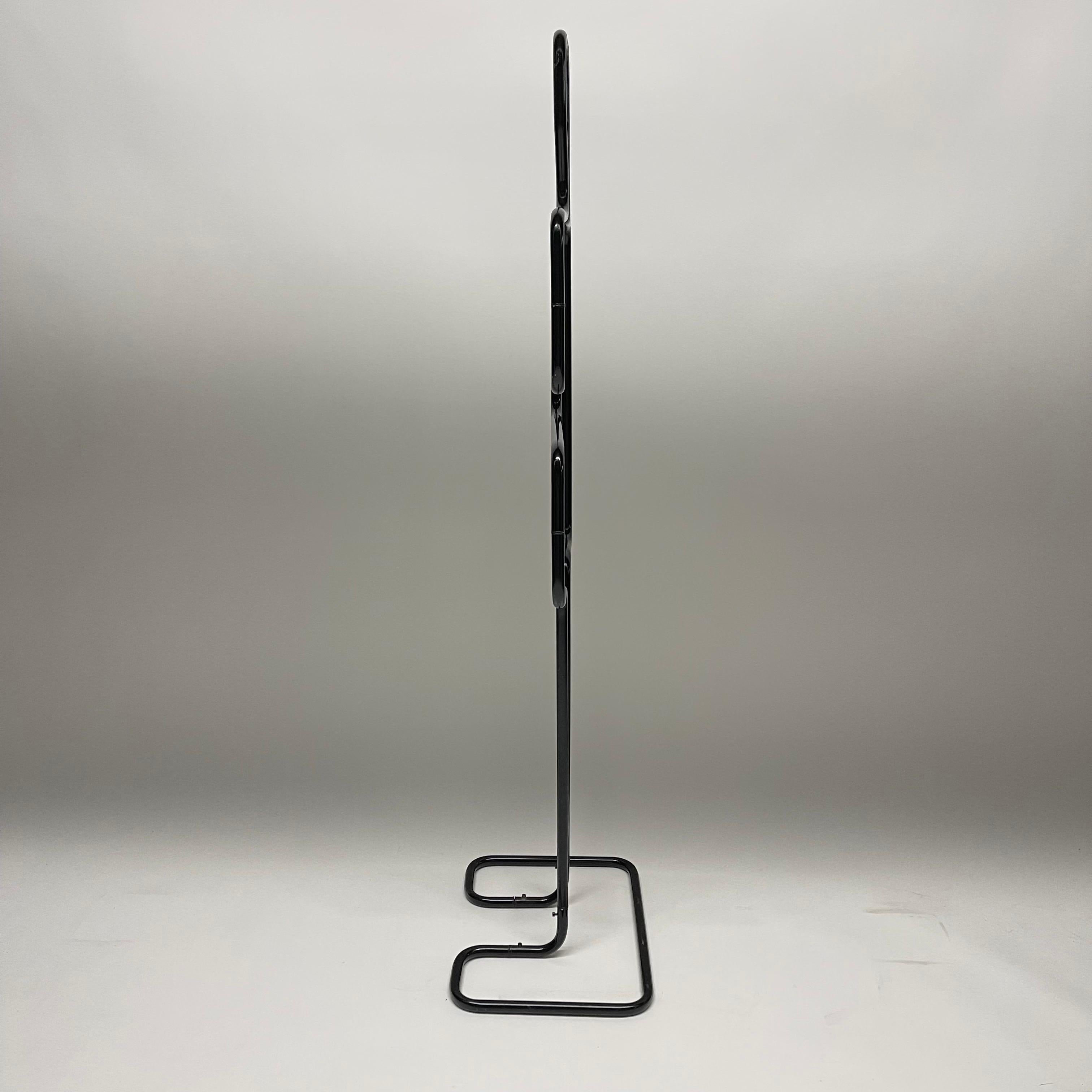 Powder-Coated Post-Modern Figural Valet Coat or Towel Rack Attributed to Pierre Cardin For Sale