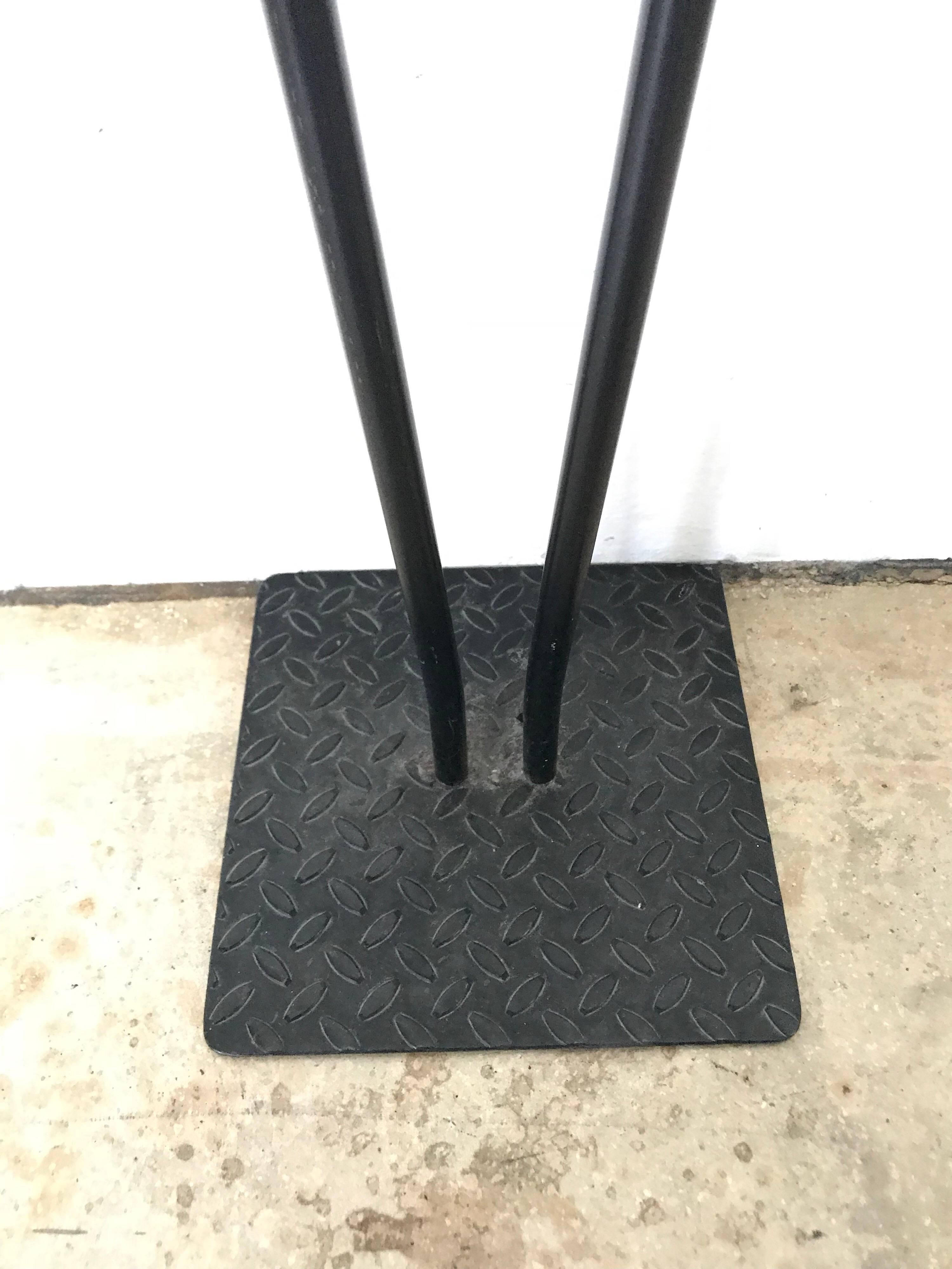 Metal Struttura Due Post Modern Figural Valet Stand or Coat Rack For Sale