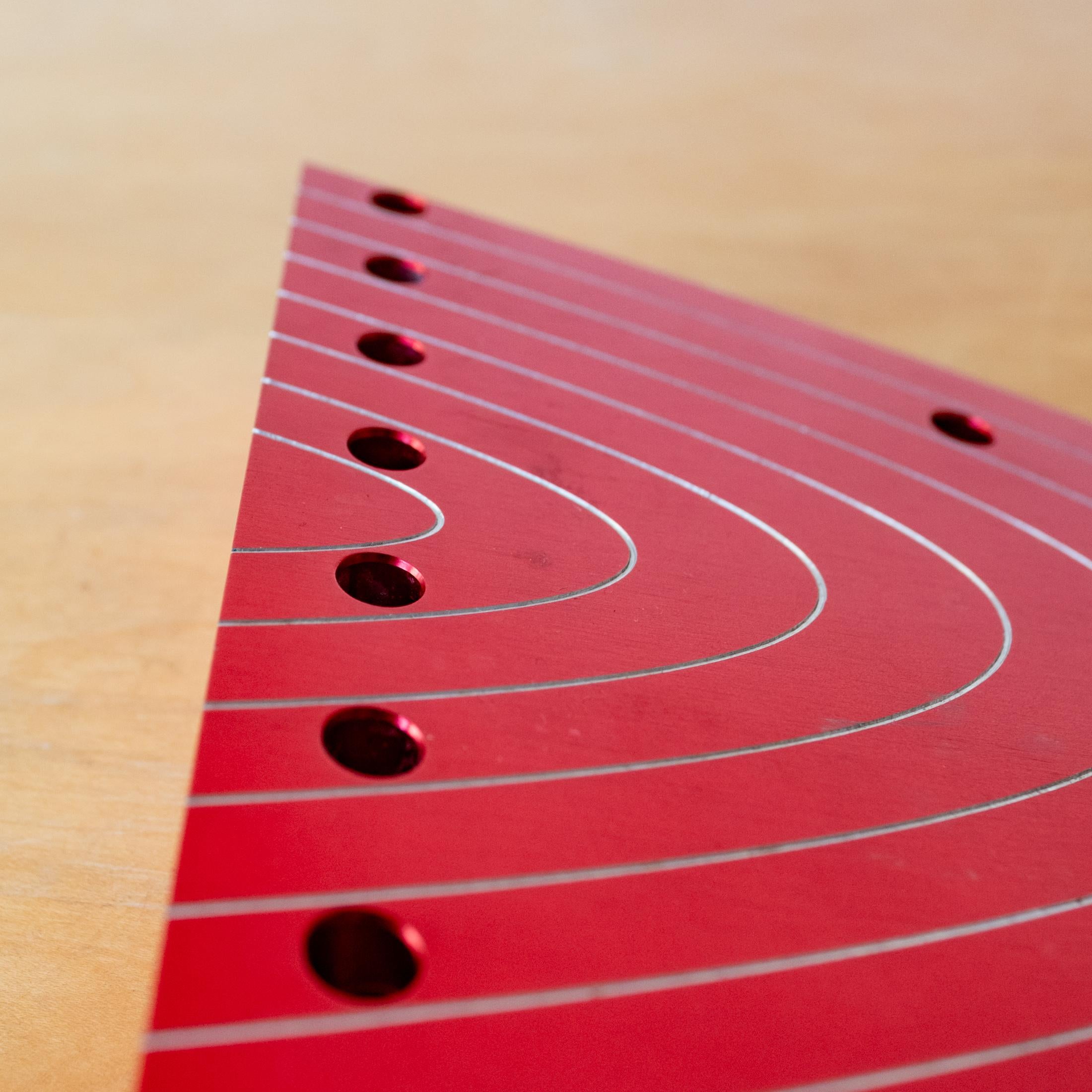 Post Modern Flat Arch Hanukkiyah Menorah By Luigi Del Monte en venta 2