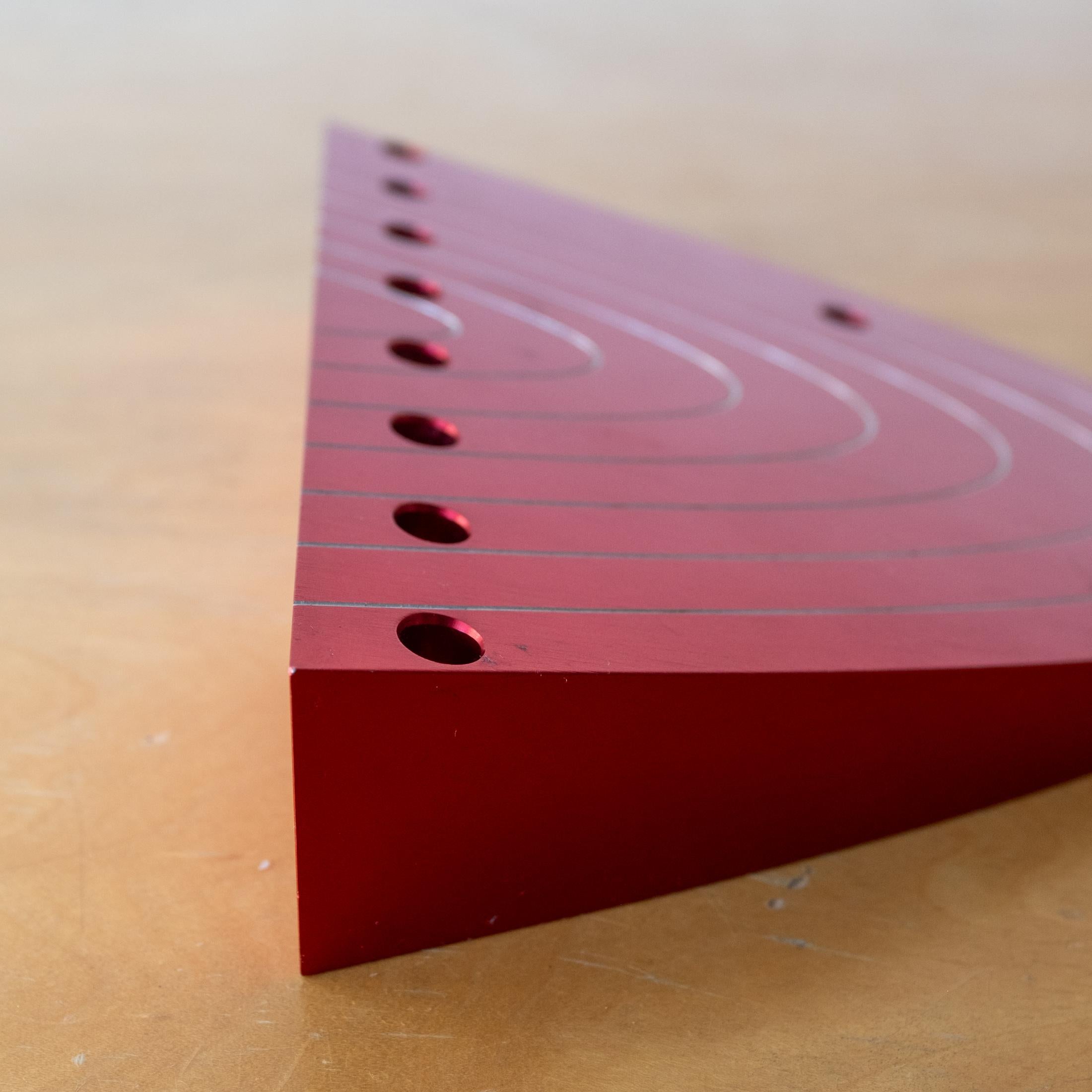 Post Modern Flat Arch Hanukkiyah Menorah By Luigi Del Monte en venta 3