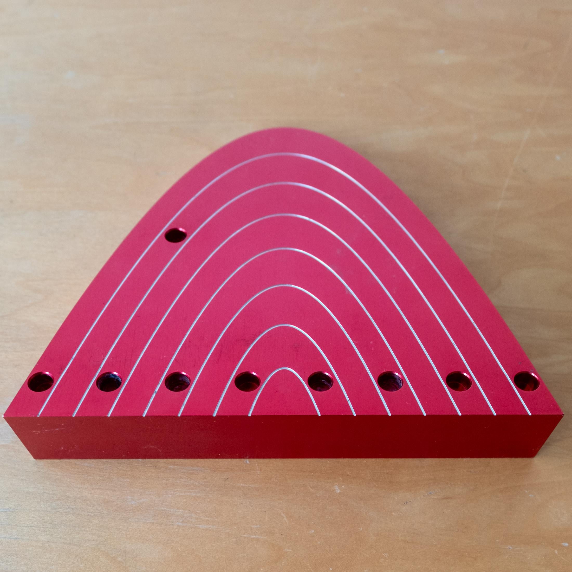 Post Modern Flat Arch Hanukkiyah Menorah By Luigi Del Monte en venta 4