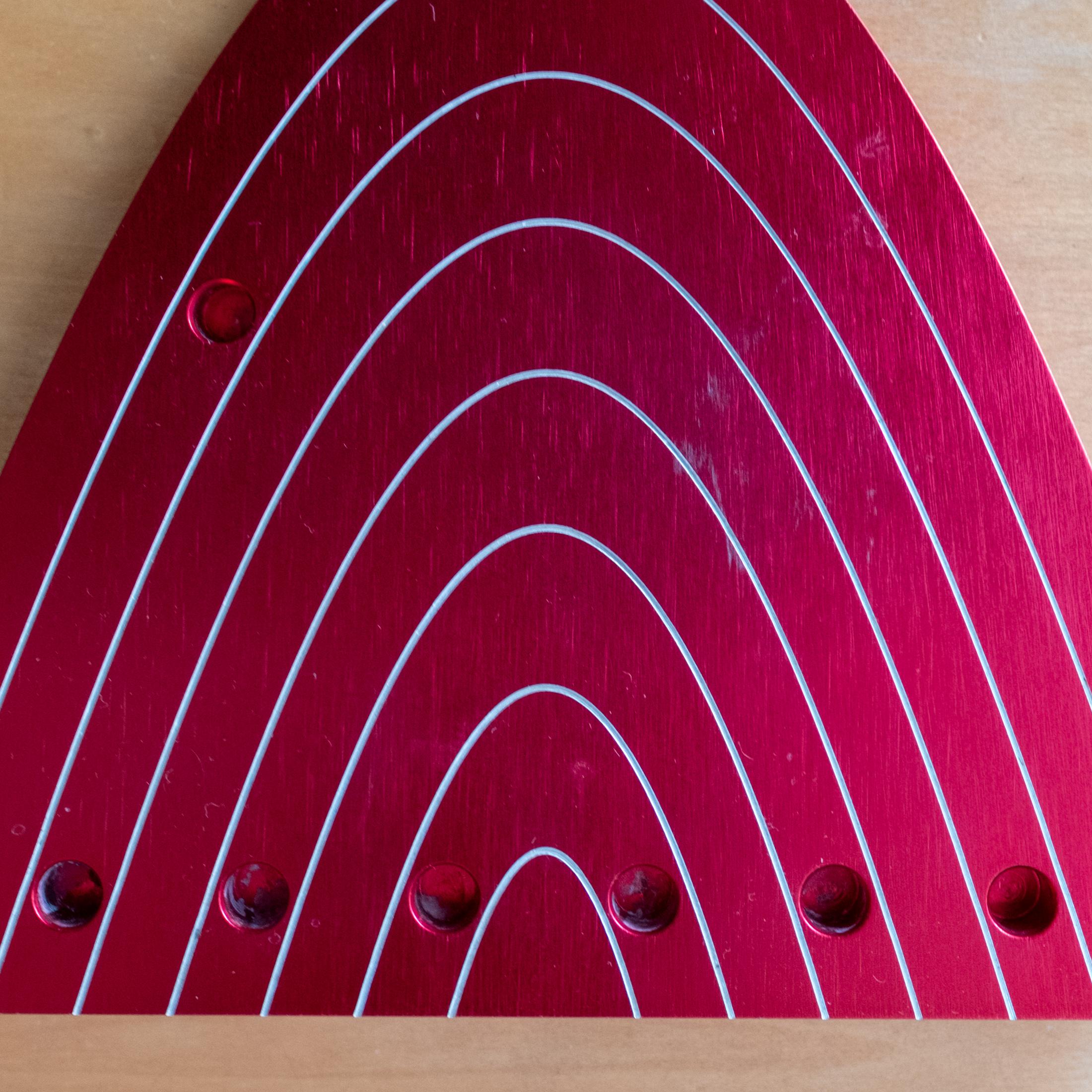 Post Modern Flat Arch Hanukkiyah Menorah By Luigi Del Monte en venta 5